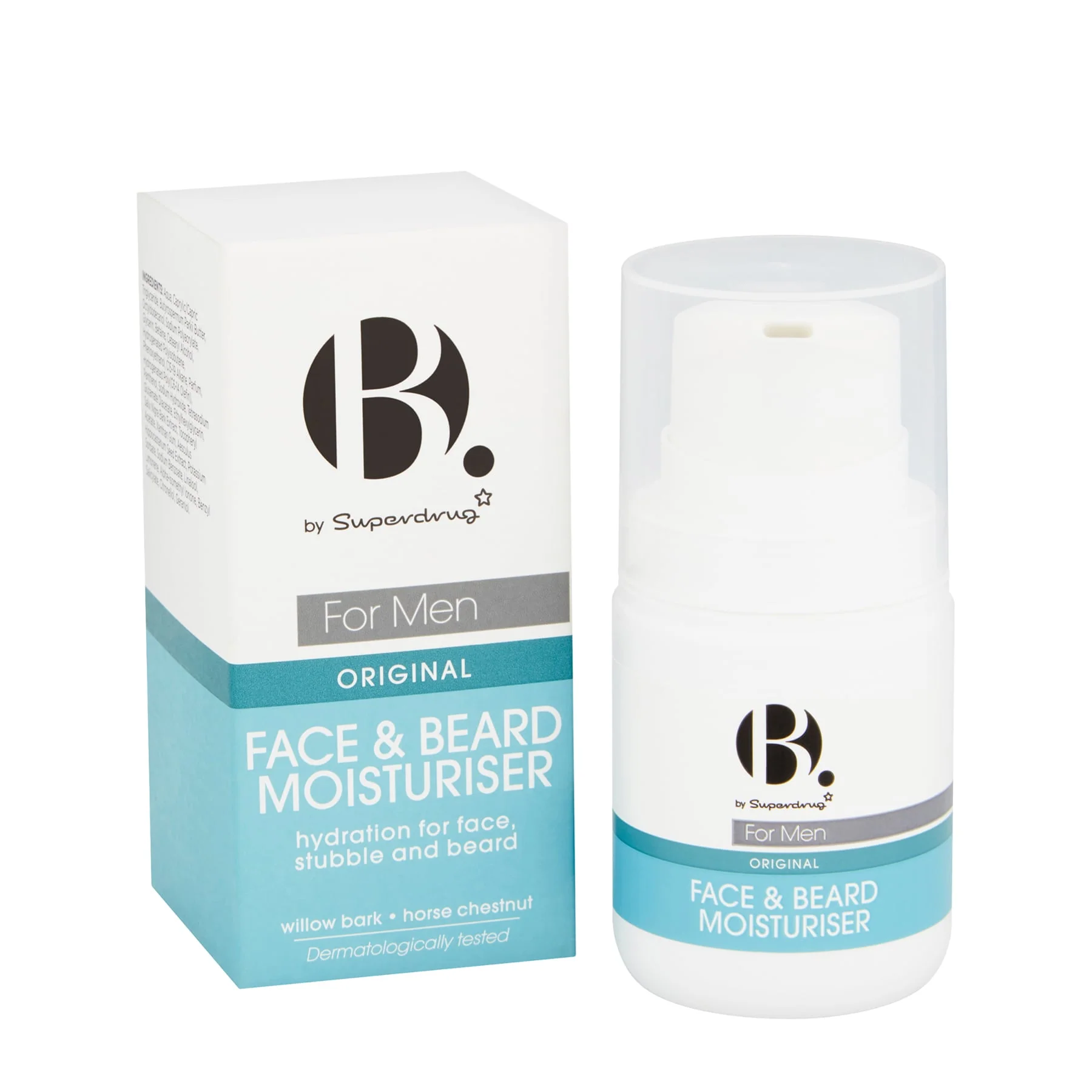 Superdrug B. Men Original Face & Beard Moisturiser 50ml - Image 2