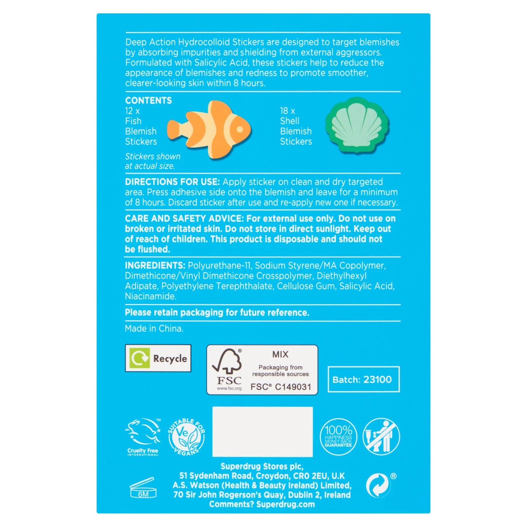 Superdrug Deep Action Clown Fish Novelty Blemi - Image 3