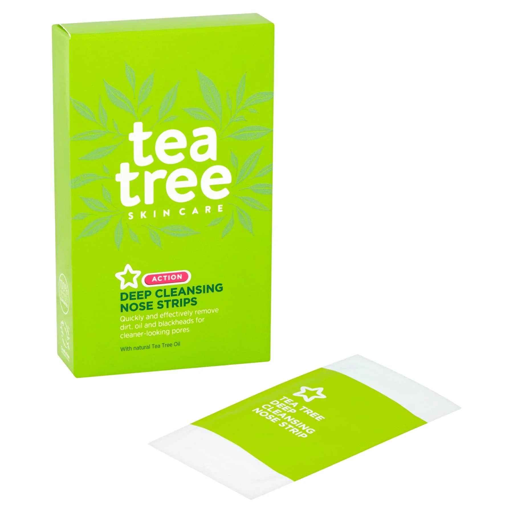 Superdrug Deep Cleansing Nose Strips Tea Tree 6pcs - Image 2