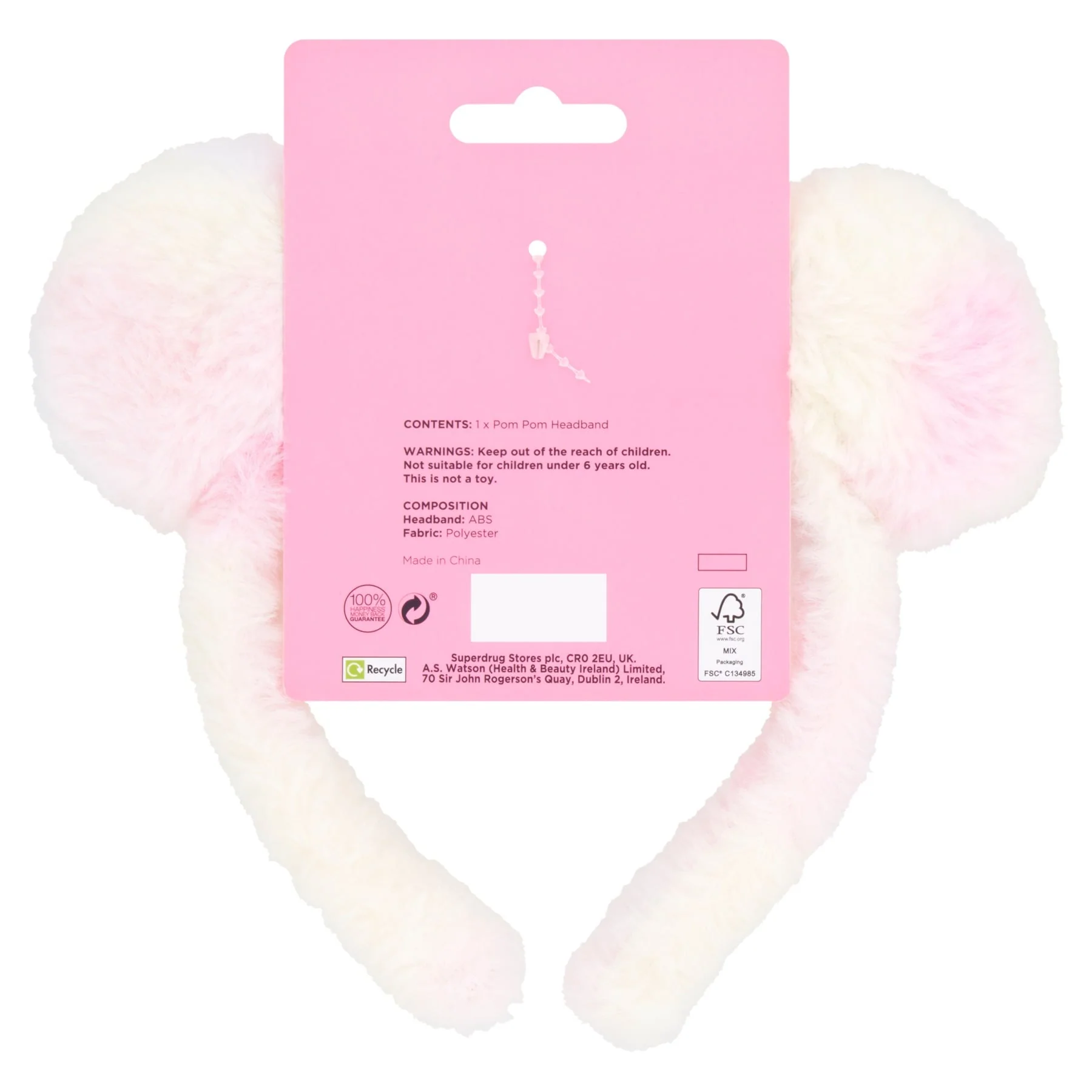Superdrug Fantasy Headband Pom Pom - Image 2