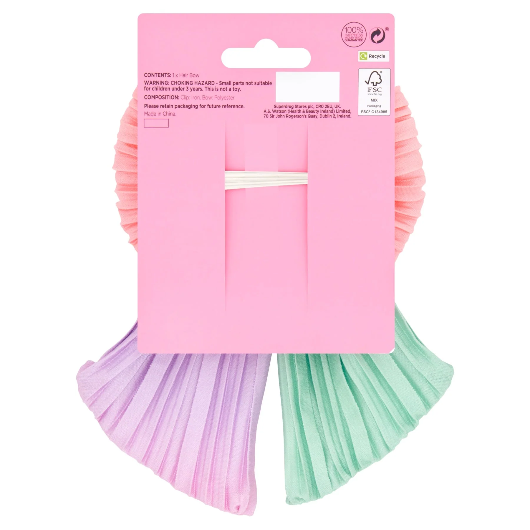 Superdrug Fantasy Large Bow Double Face - Image 2