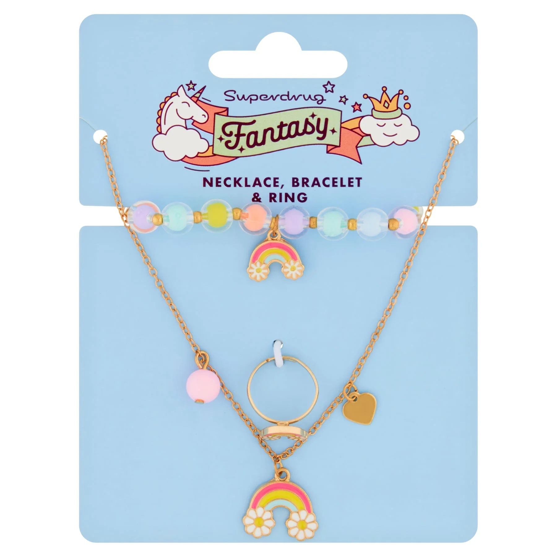 Superdrug Fantasy Rainbow 3 Piece Set