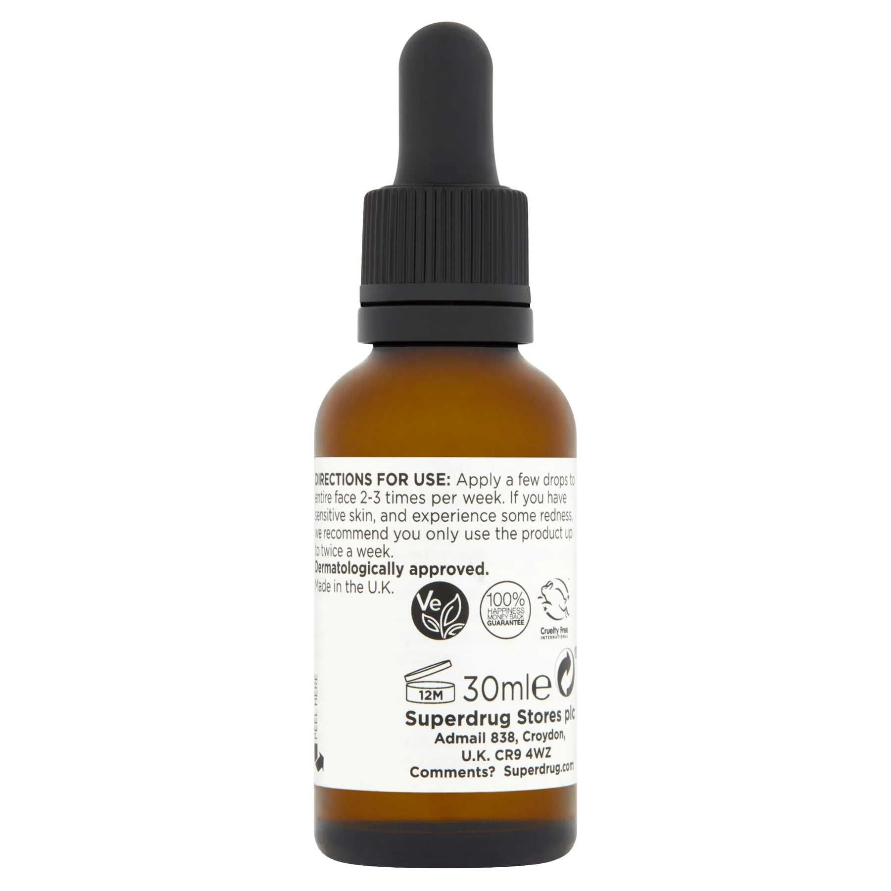Superdrug Me+ Booster Purifying Face Serum Niacinamide & Zinc 30ml - Image 2