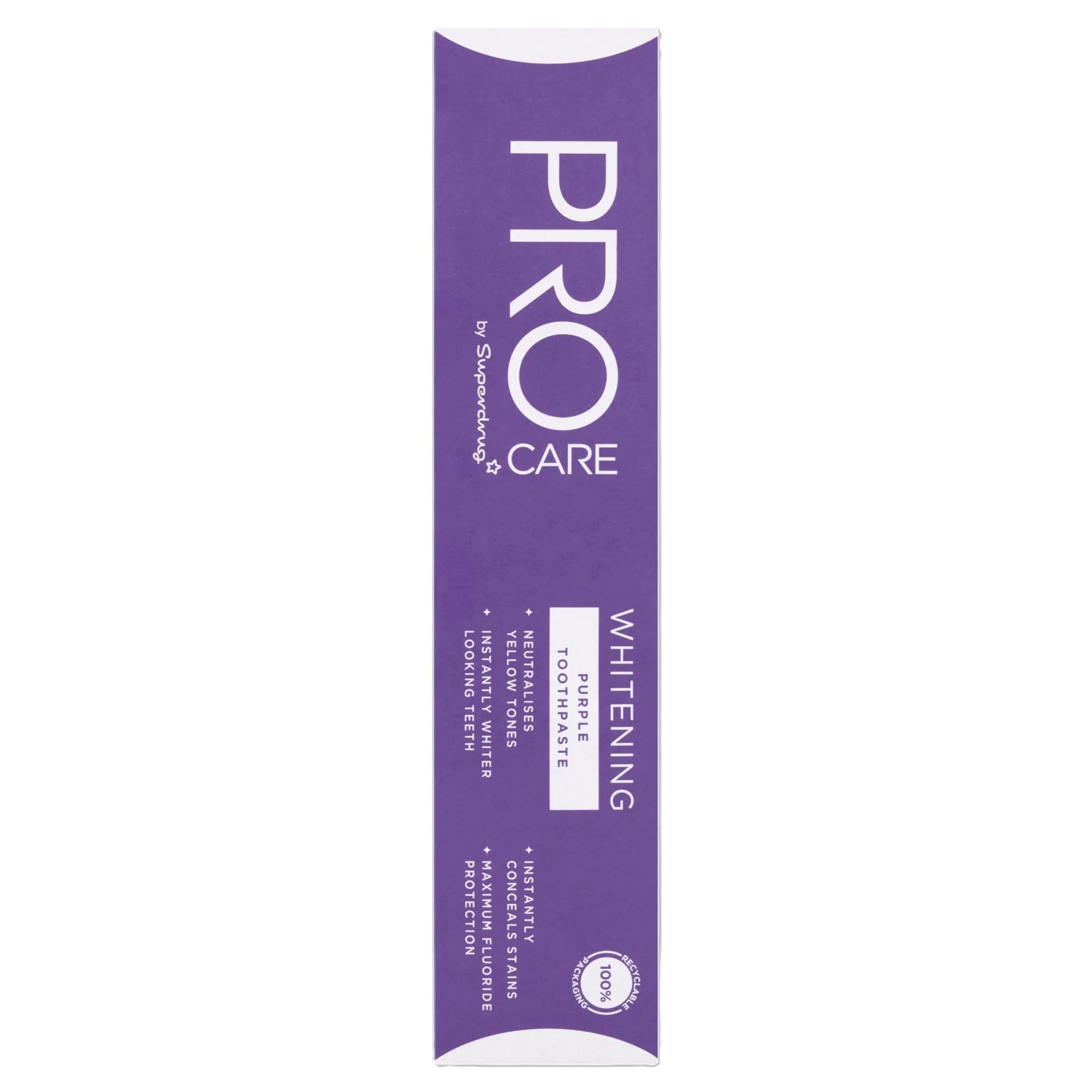 Superdrug ProCare Whitening Purple Toothpaste 75ml - Image 2