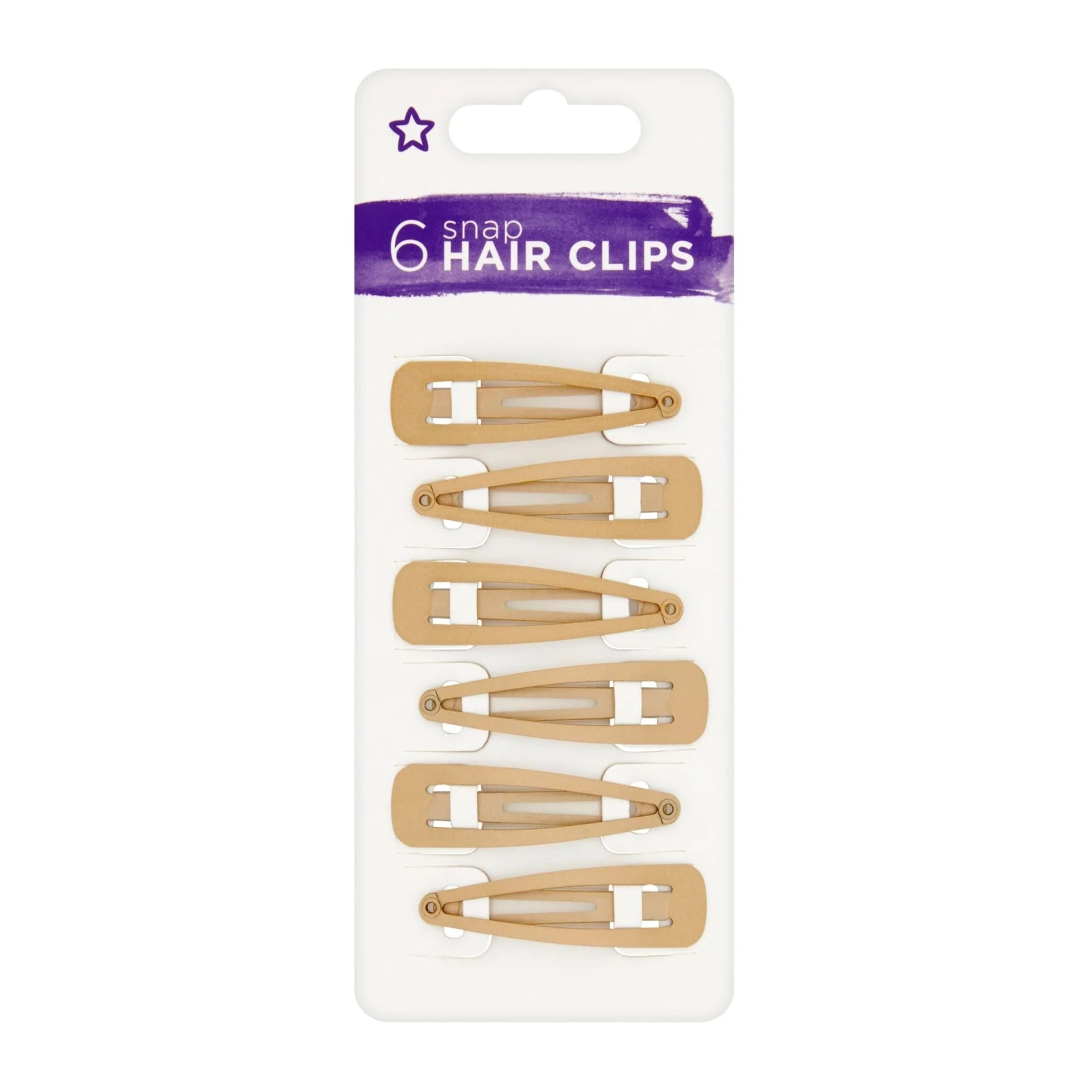 Superdrug Snap Hair Clips 6pcs - Image 3