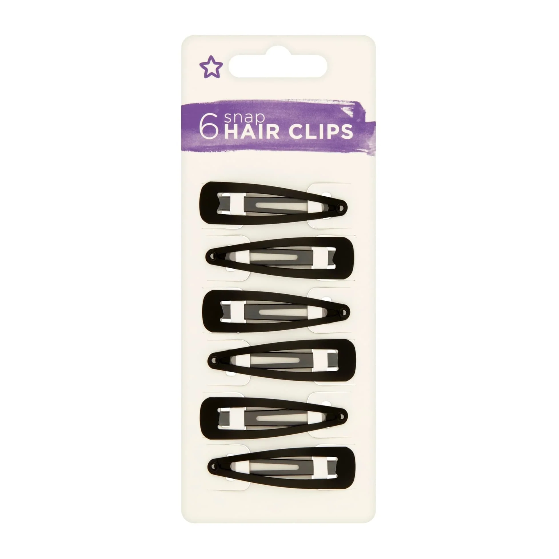 Superdrug Snap Hair Clips 6pcs - Image 5