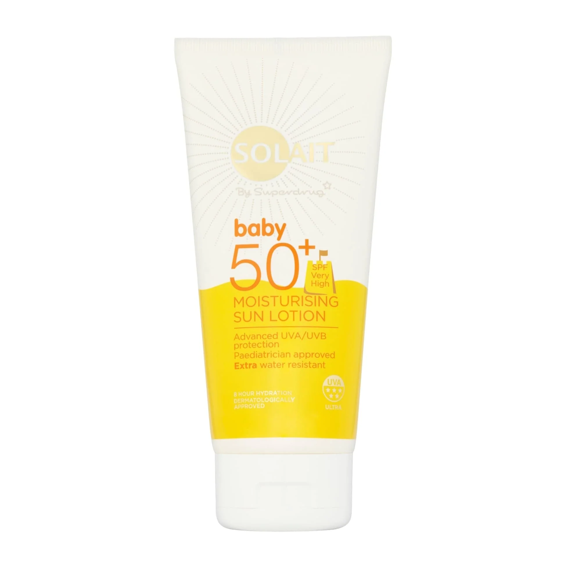 Superdrug Solait Baby Moisturising Sun Cream SPF50+ 200ml