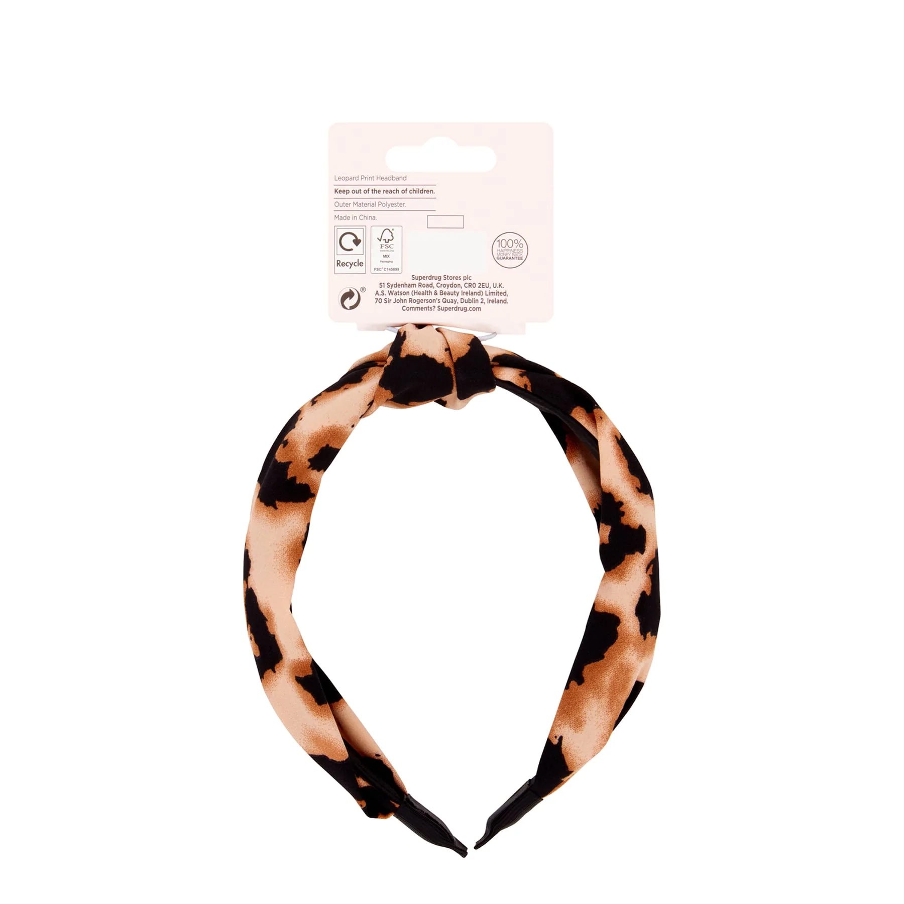 Superdrug Studio London Leopard Print Headband - Image 2