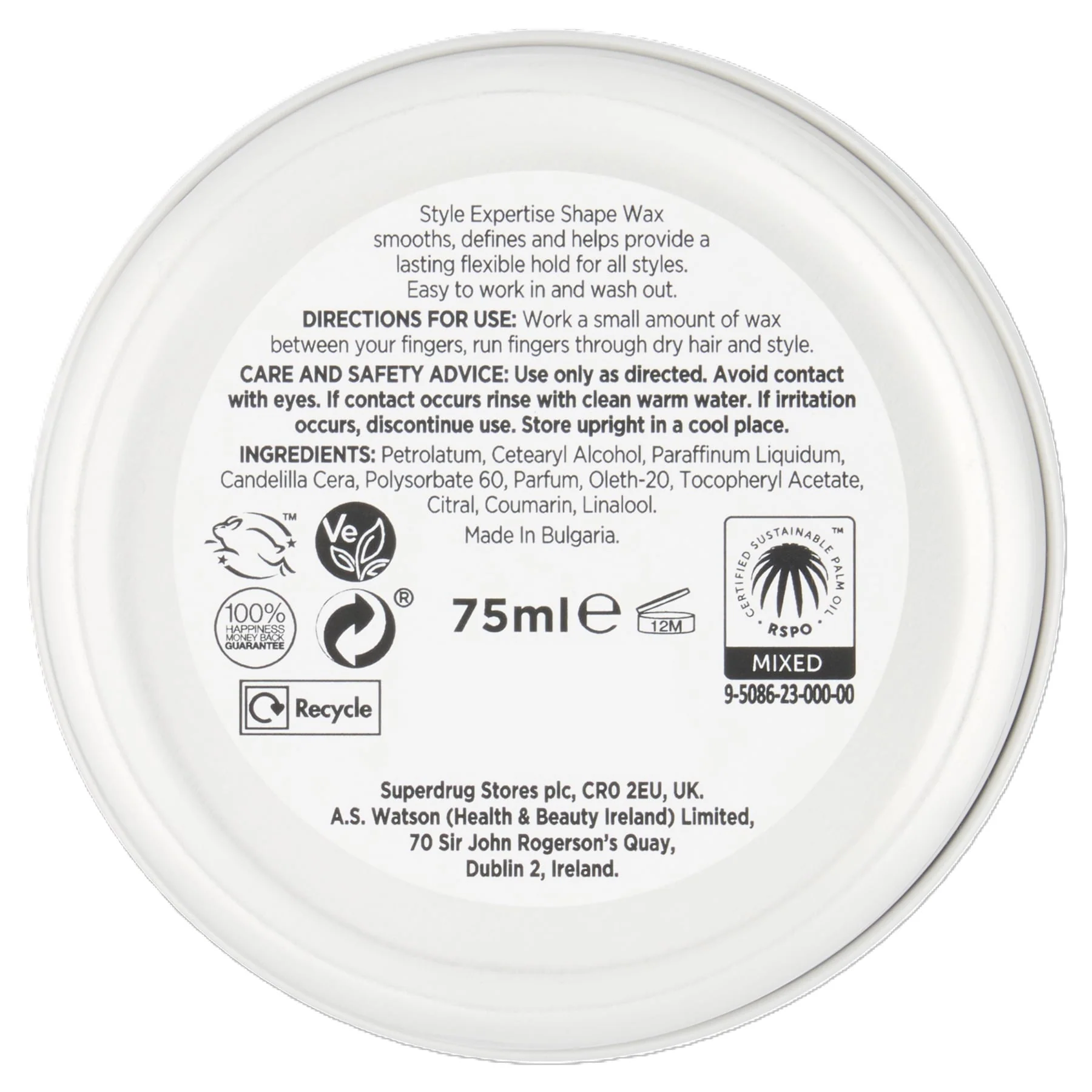 Superdrug Style Expertise Shape Wax 75ml - Image 3