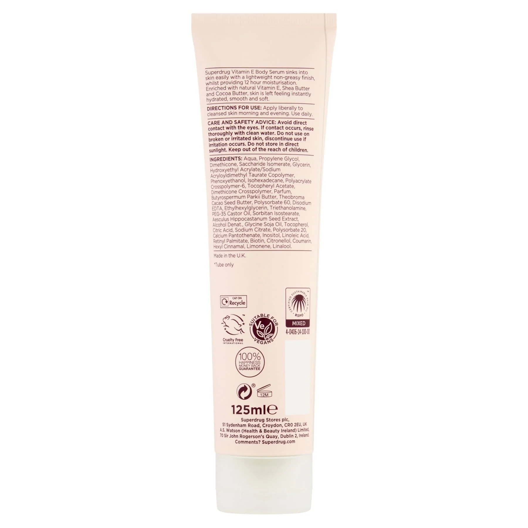 Superdrug Vitamin E Body Serum - Image 2