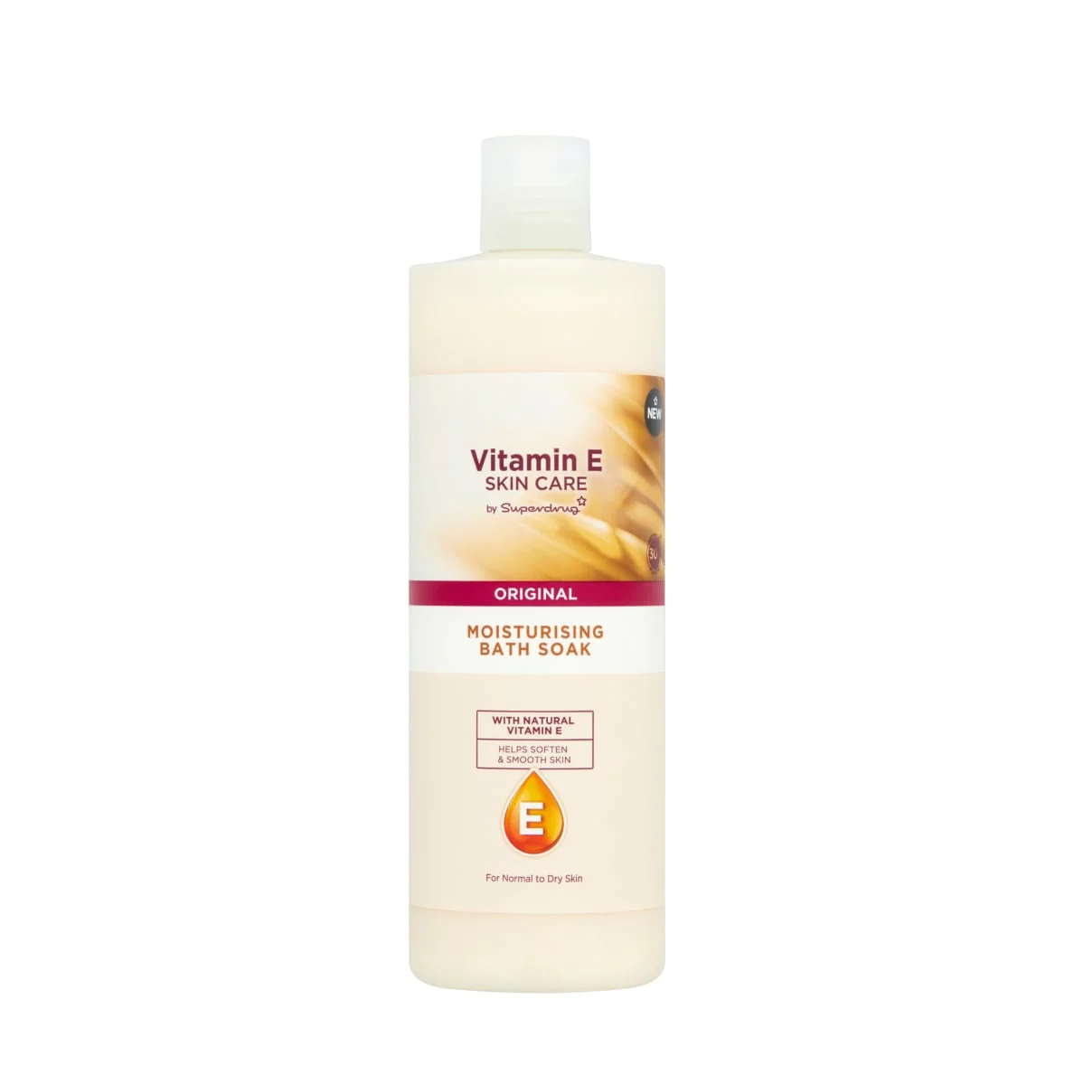 Superdrug Vitamin E Original Bath Soak 500ml