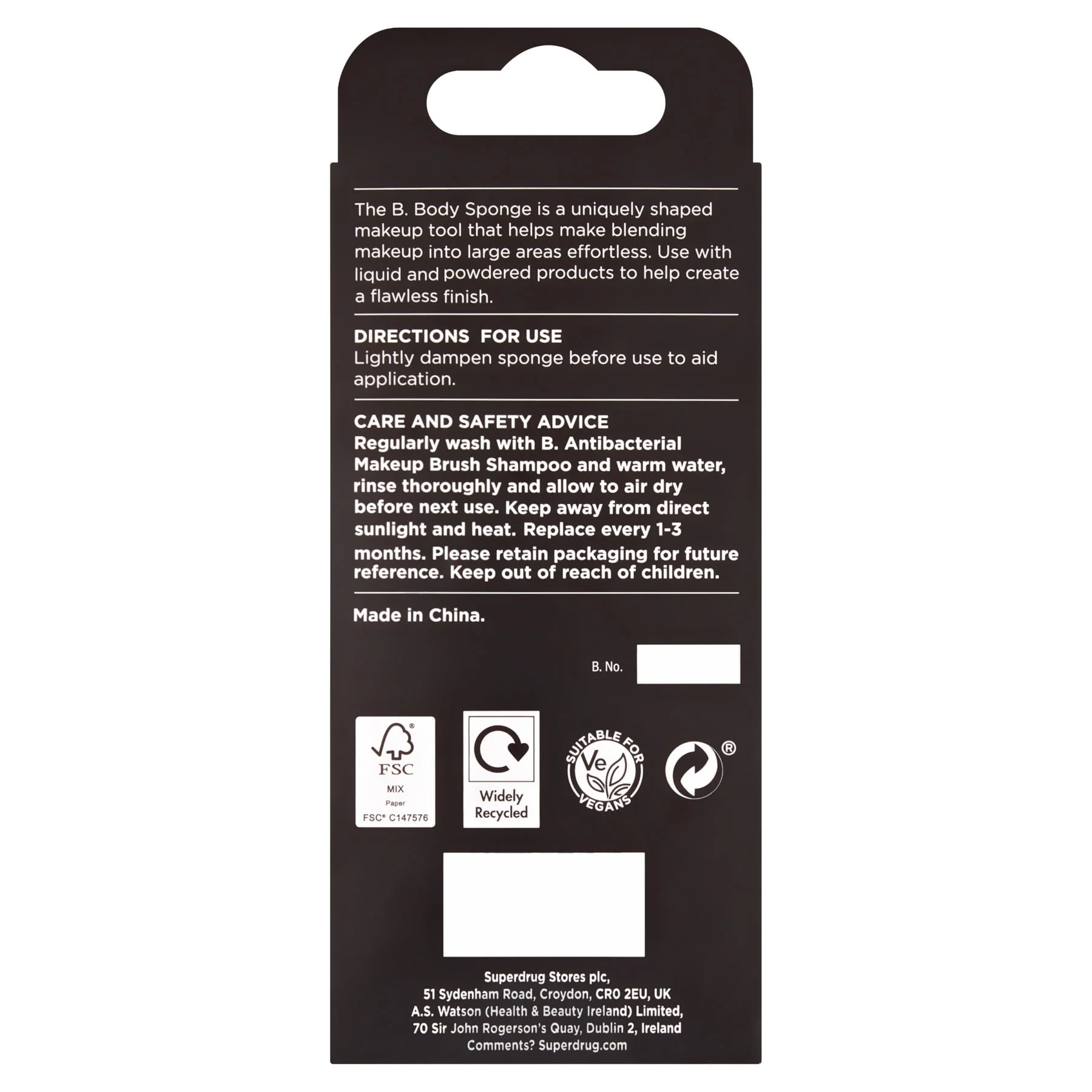 Superdrug20 B.body Blending Sponge - Image 3