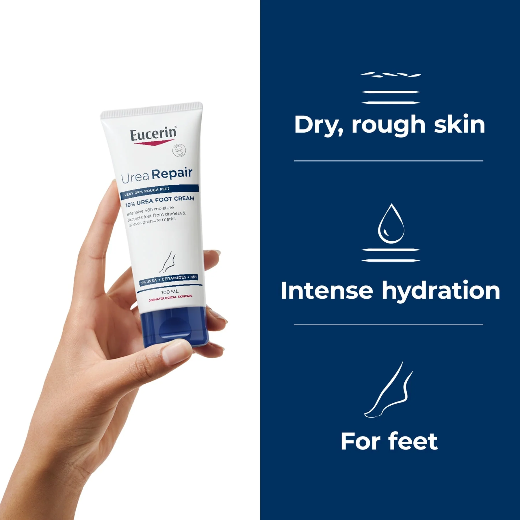 UreaRepair Plus 10% Urea Foot Cream 100ml - Image 3
