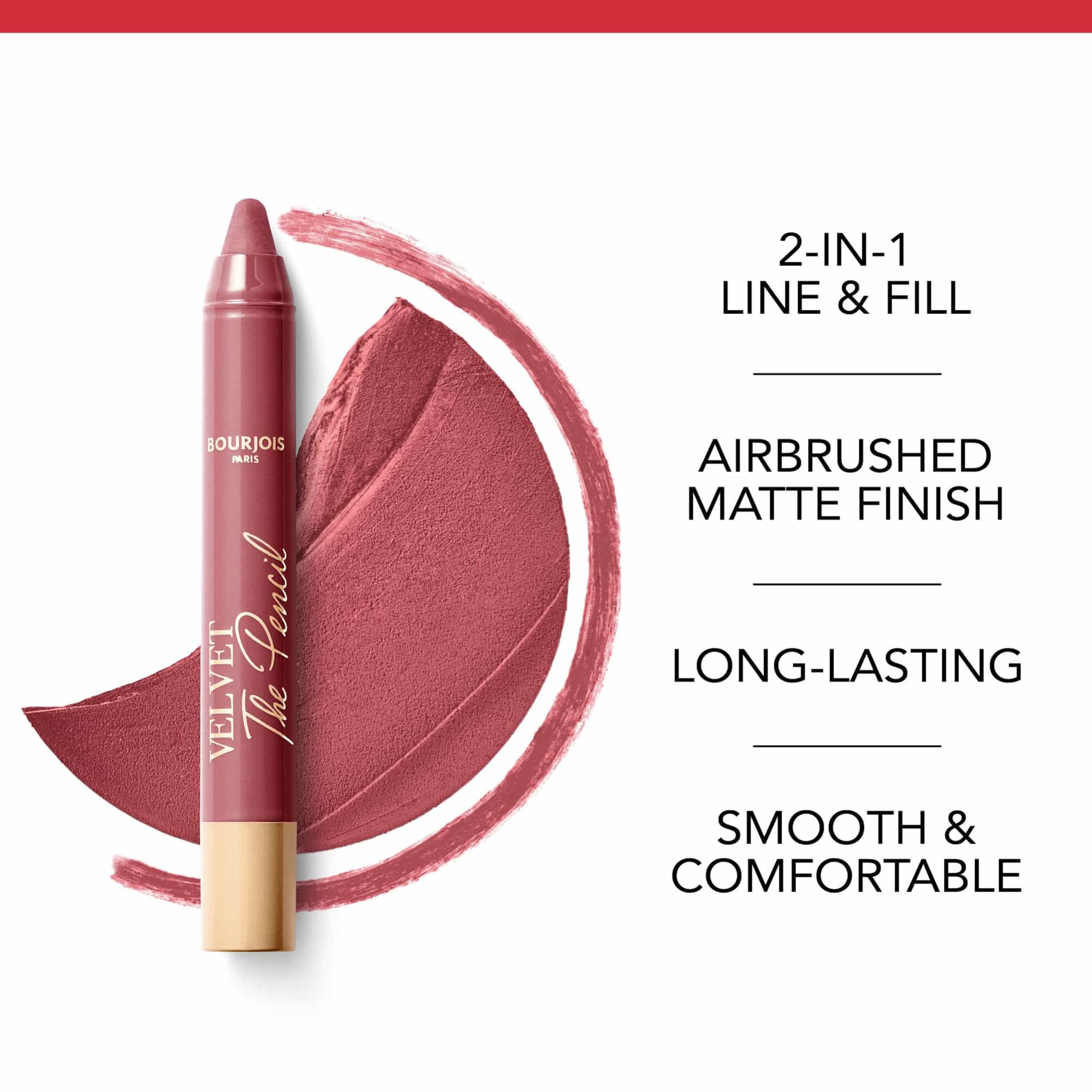 Velvet The Pencil Matte Finish Lipliner 1.8g - Image 40