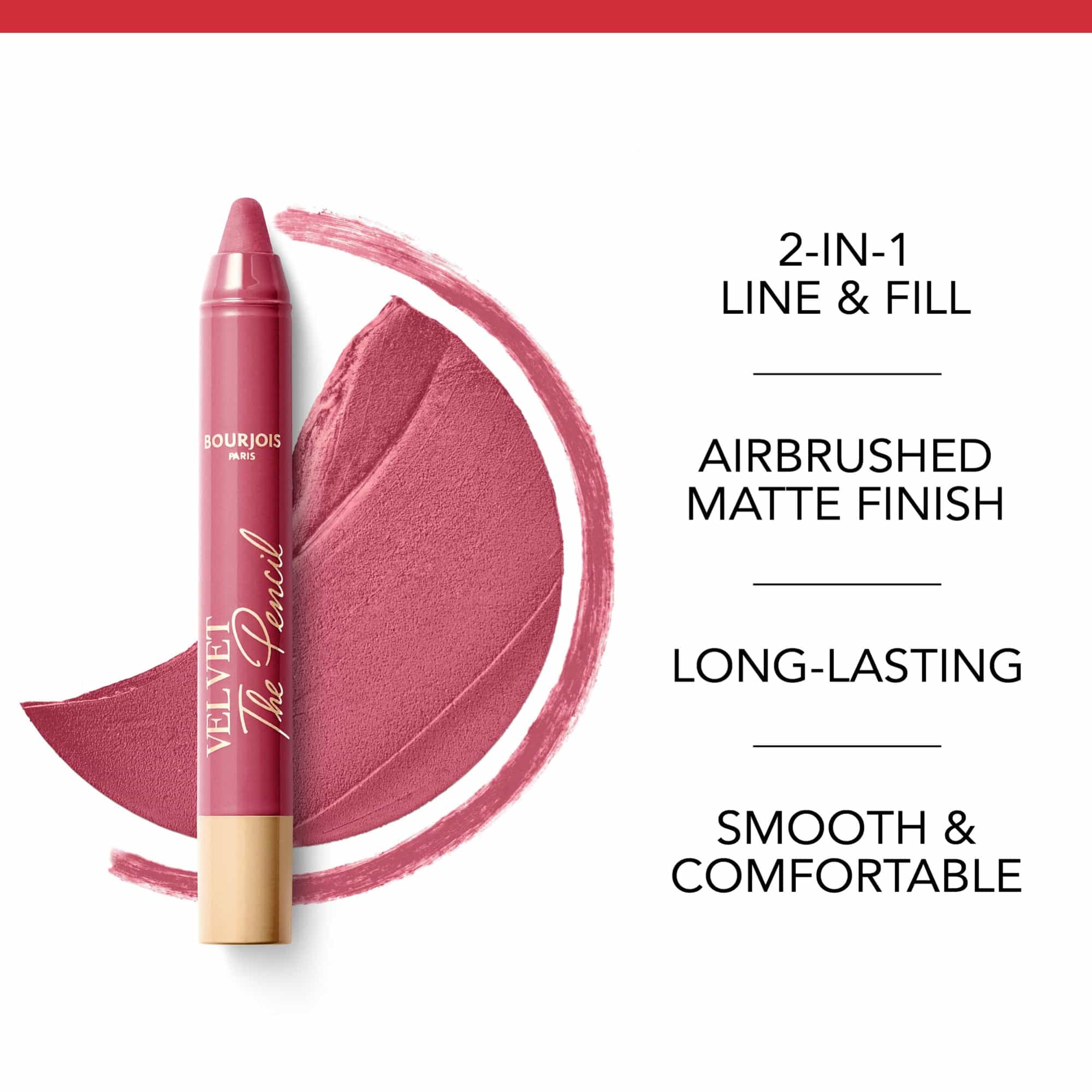 Velvet The Pencil Matte Finish Lipliner 1.8g - Image 44