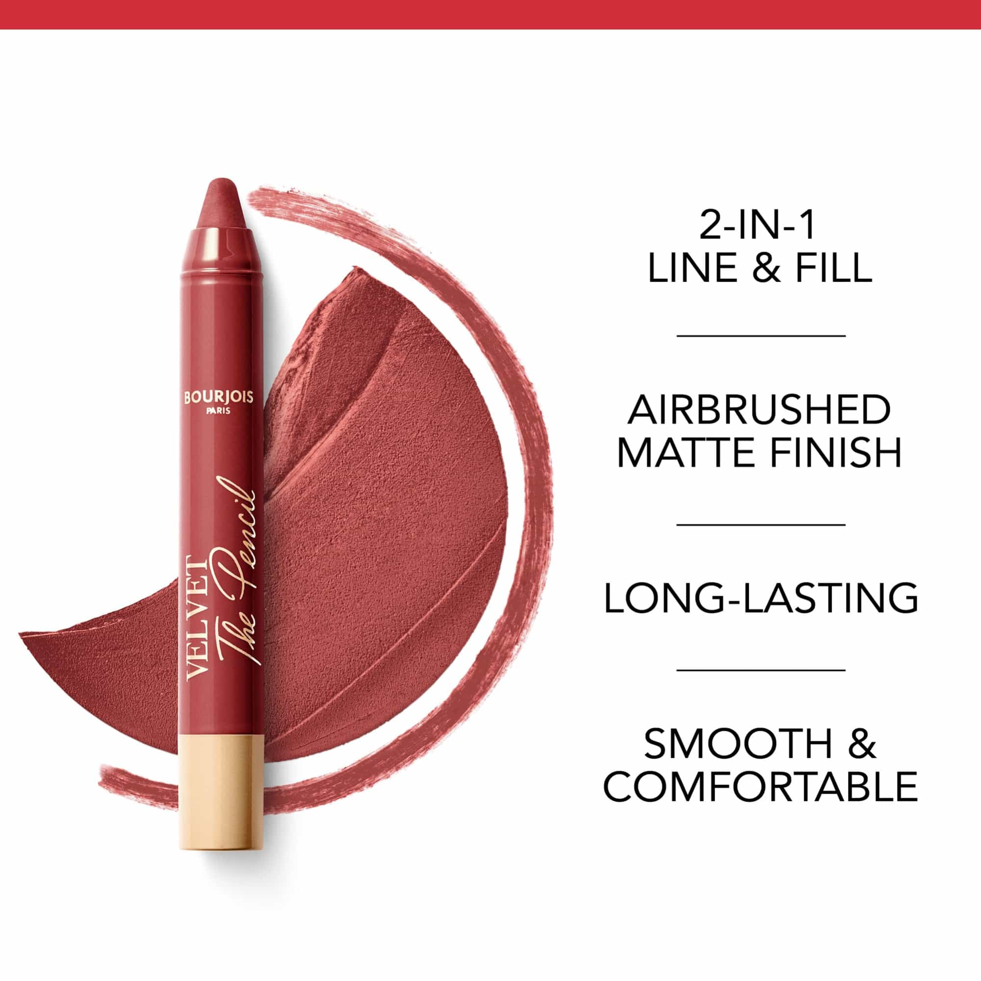 Velvet The Pencil Matte Finish Lipliner 1.8g - Image 51
