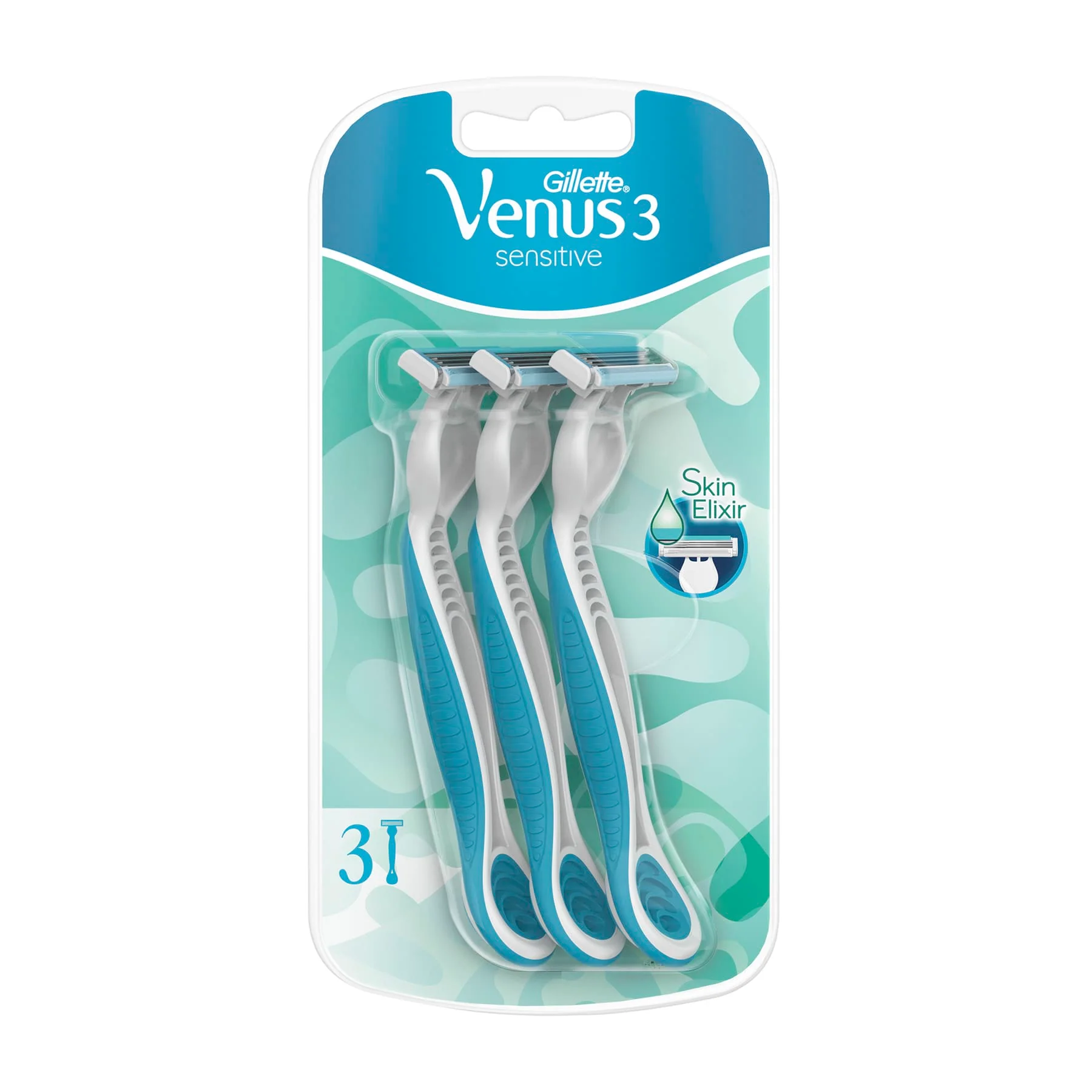 Venus 3 Sensitive Disposable Women's Razor - Image 3