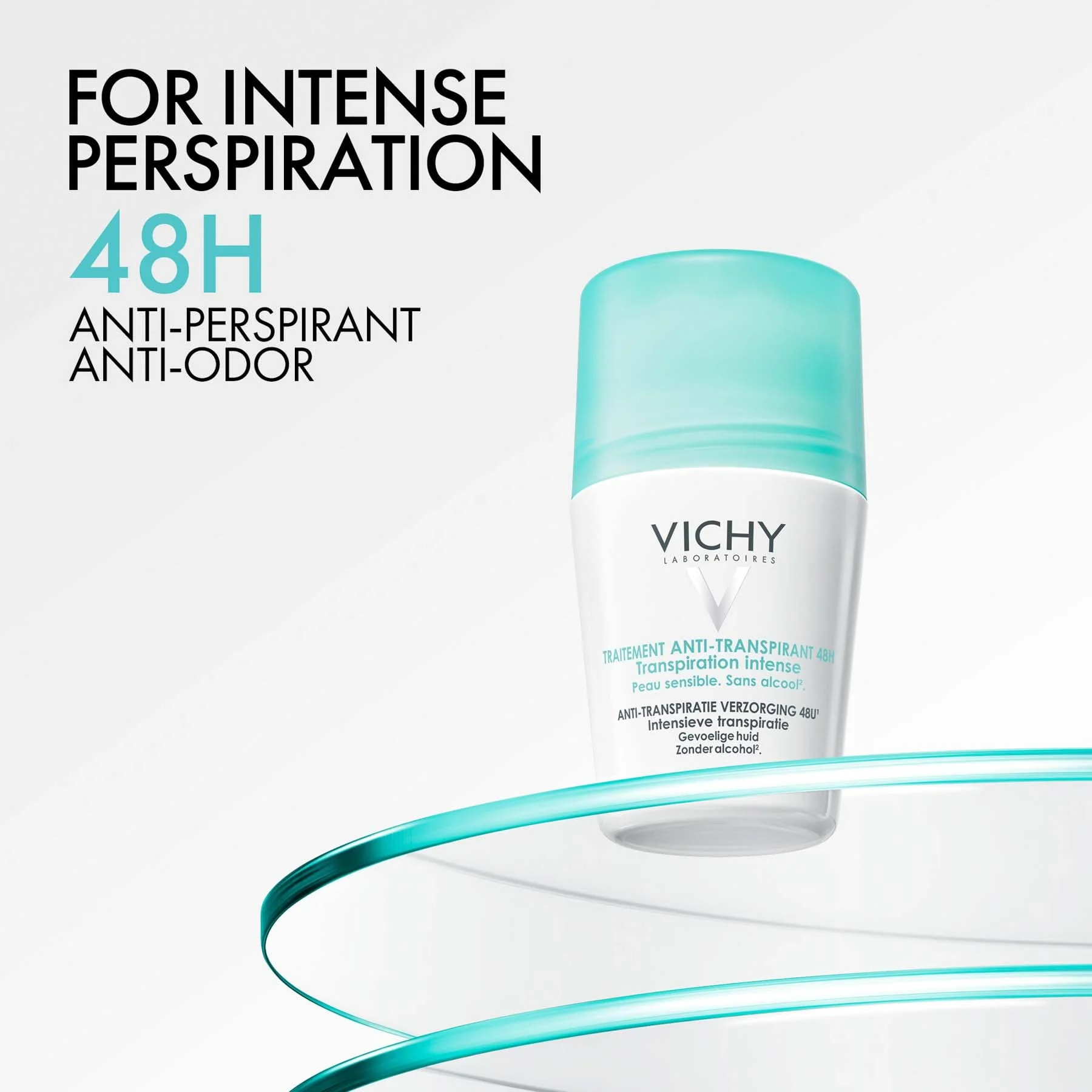 Vichy Deo Traitement Anti-transpirant 48h Roll-on 50ml - Image 3