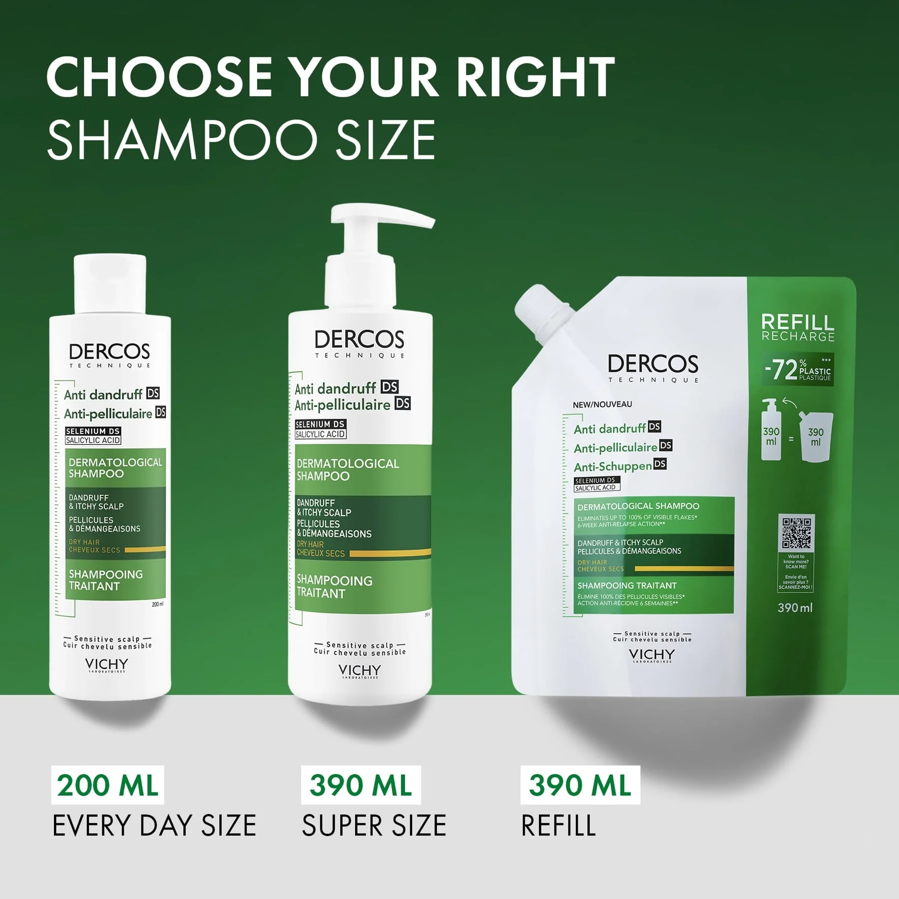 Vichy Dercos Anti Dandruff Shampoo for Dry Hair 200ml - Image 7
