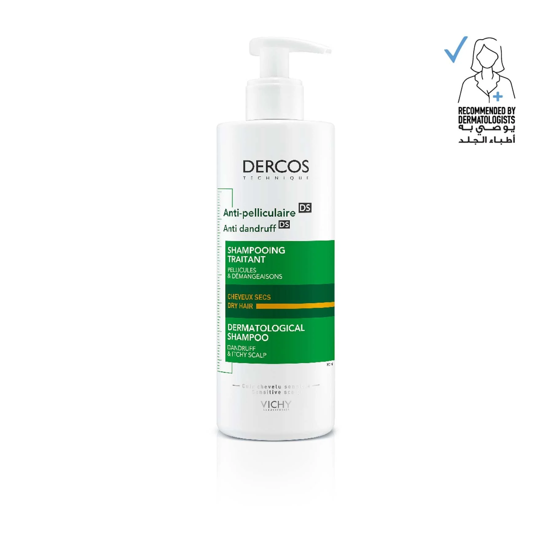 Vichy Dercos Anti Dandruff Shampoo for Dry Hair - Image 7