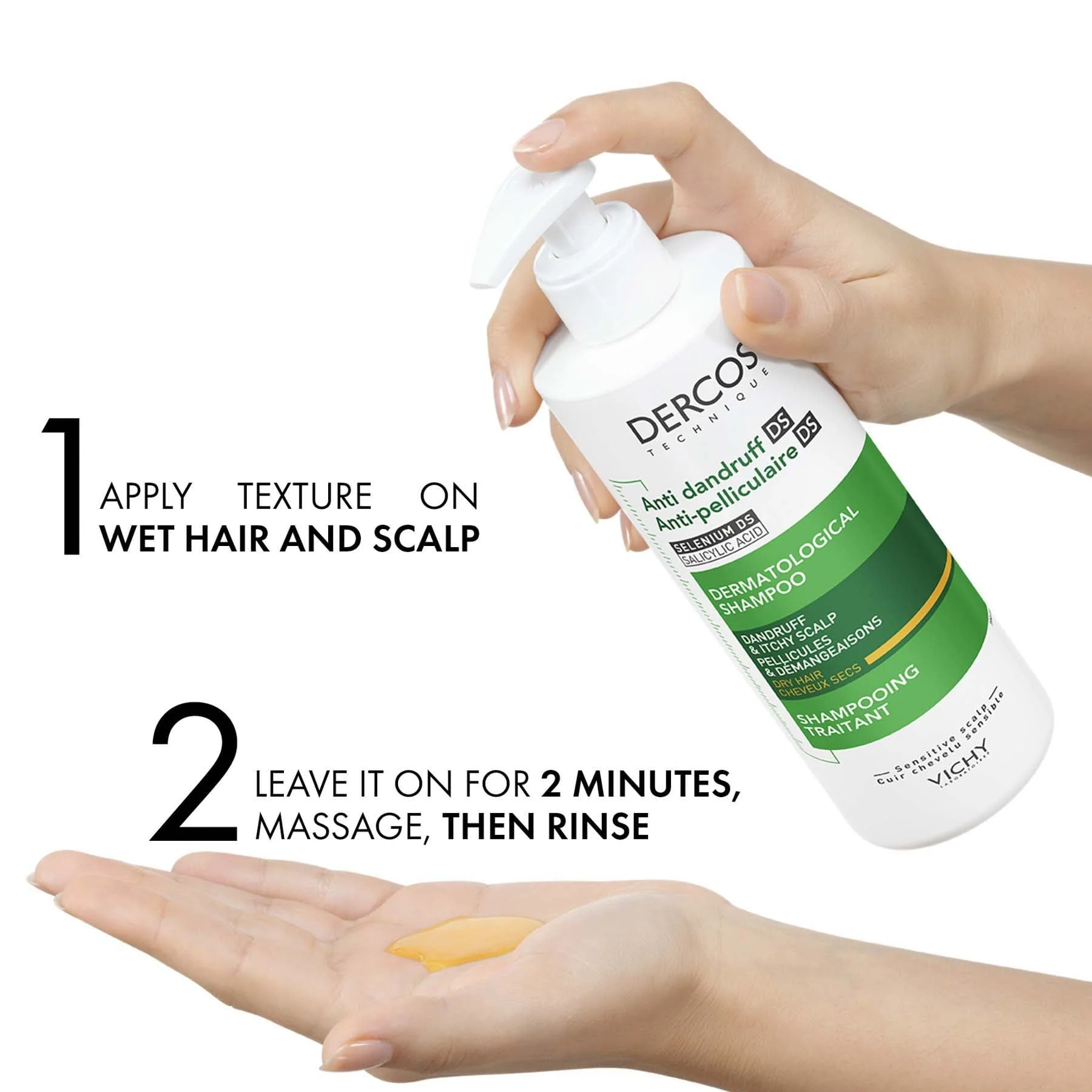 Vichy Dercos Anti Dandruff Shampoo for Dry Hair - Image 8