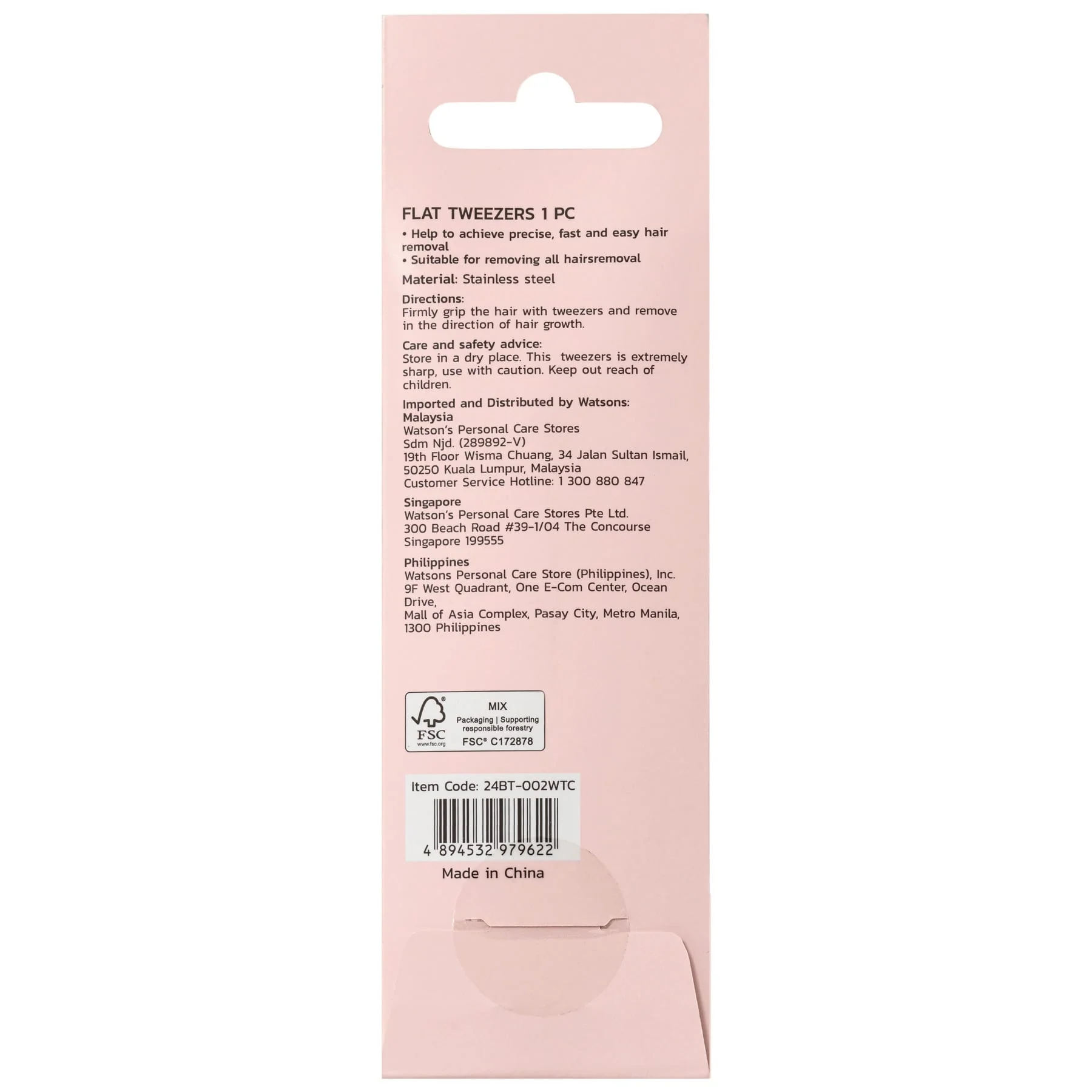 Watsons Flat Tweezers - Image 5