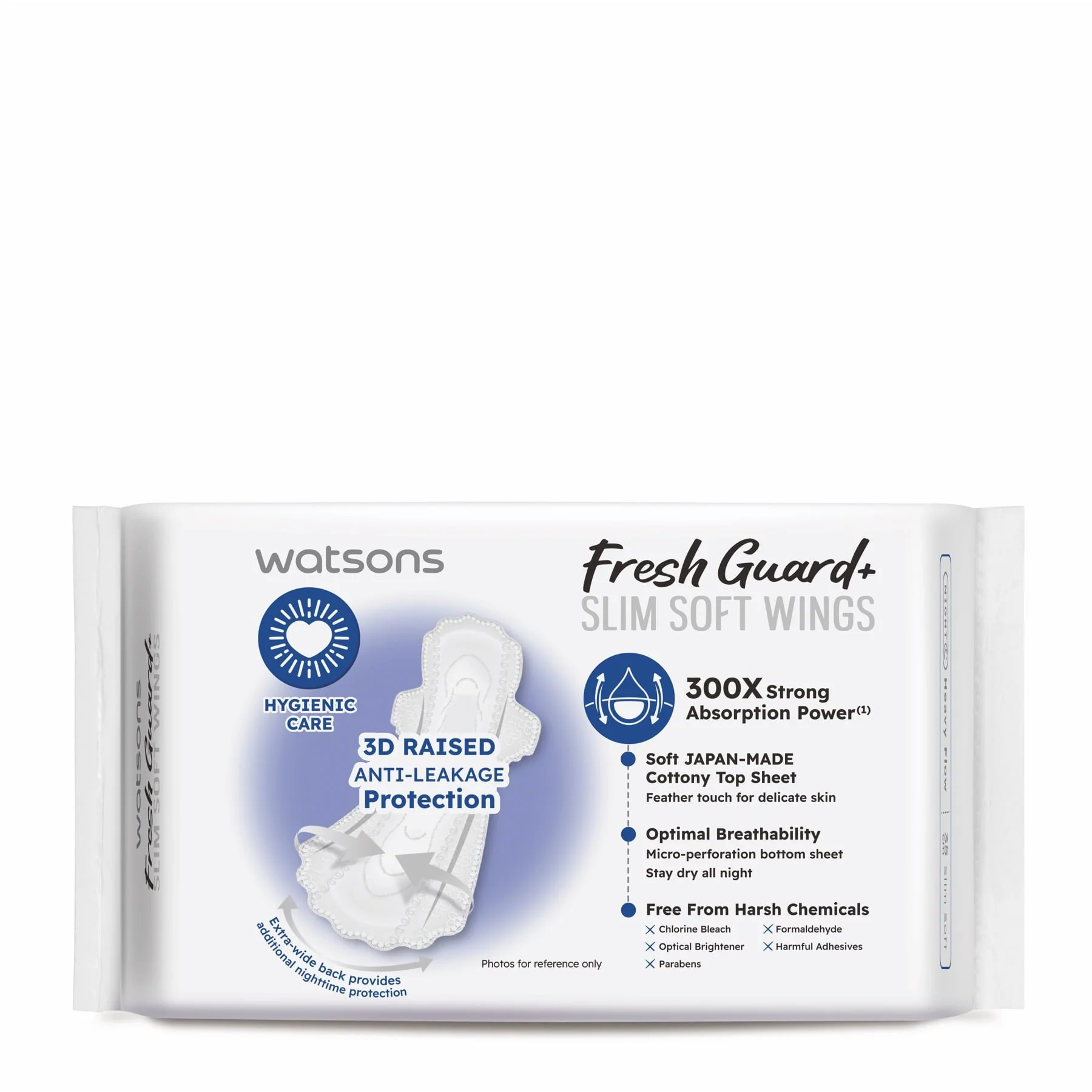 Watsons Fresh Guard+ Slim Soft Wings 35cm 8s - Image 2