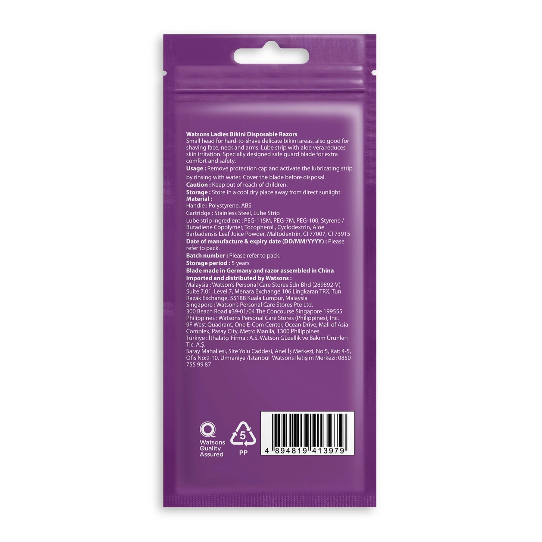 Watsons Ladies Bikini Disposable Razors - Image 2