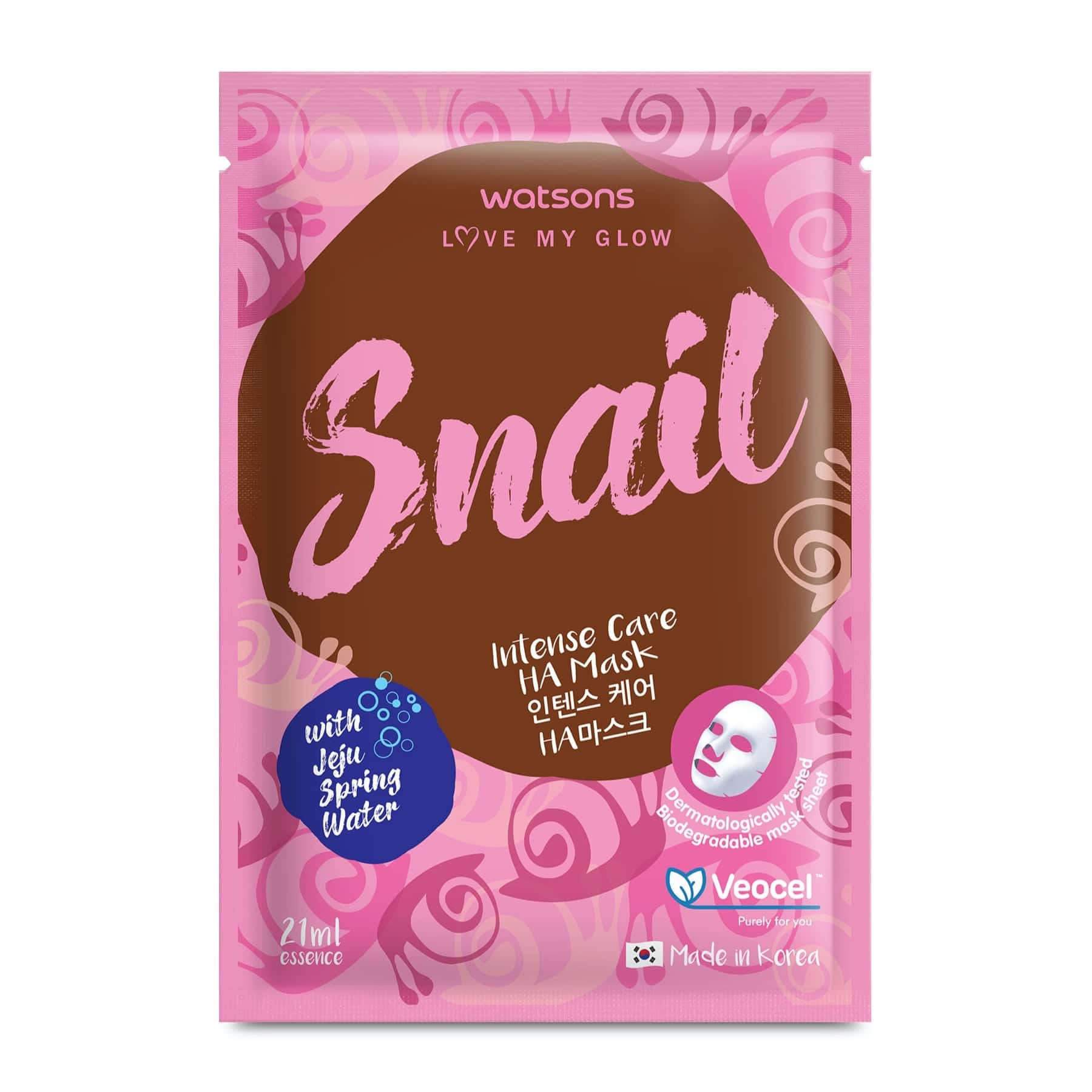 Watsons Love My Glow Intense Care Sheet Mask Snail & HA