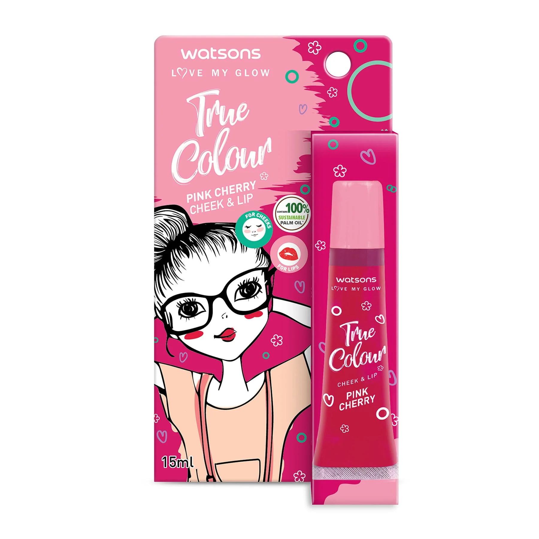 Watsons Love My Glow True Colour Cheek & Lip Tint 15ml - Image 4