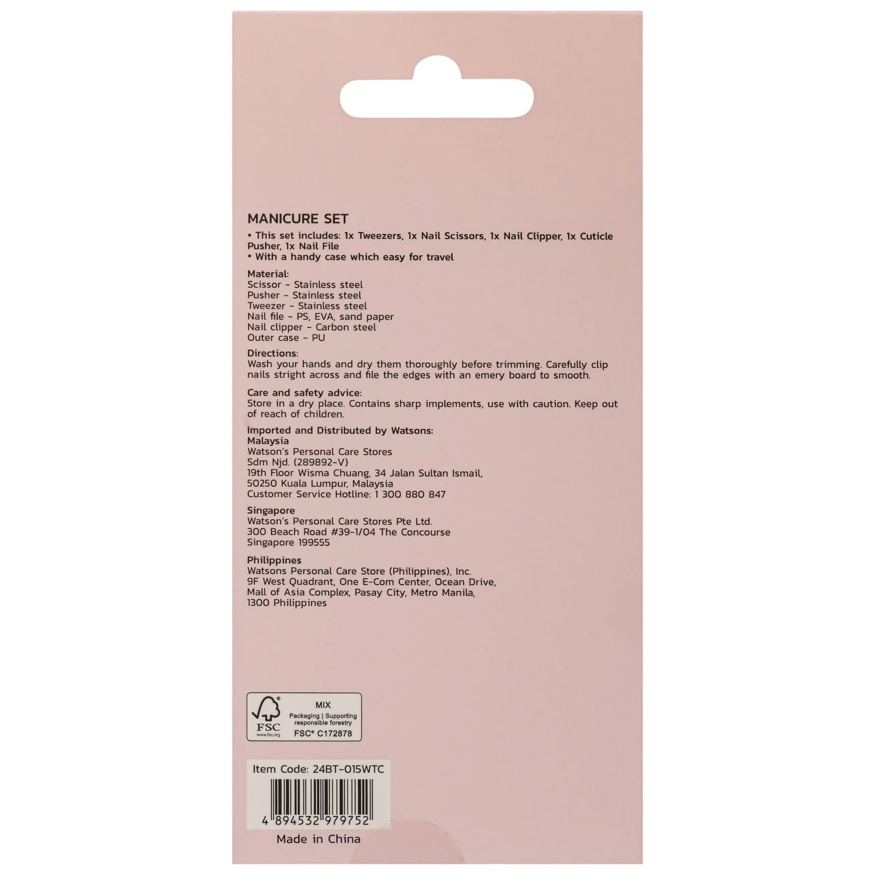 Watsons Manicure Set - Image 2