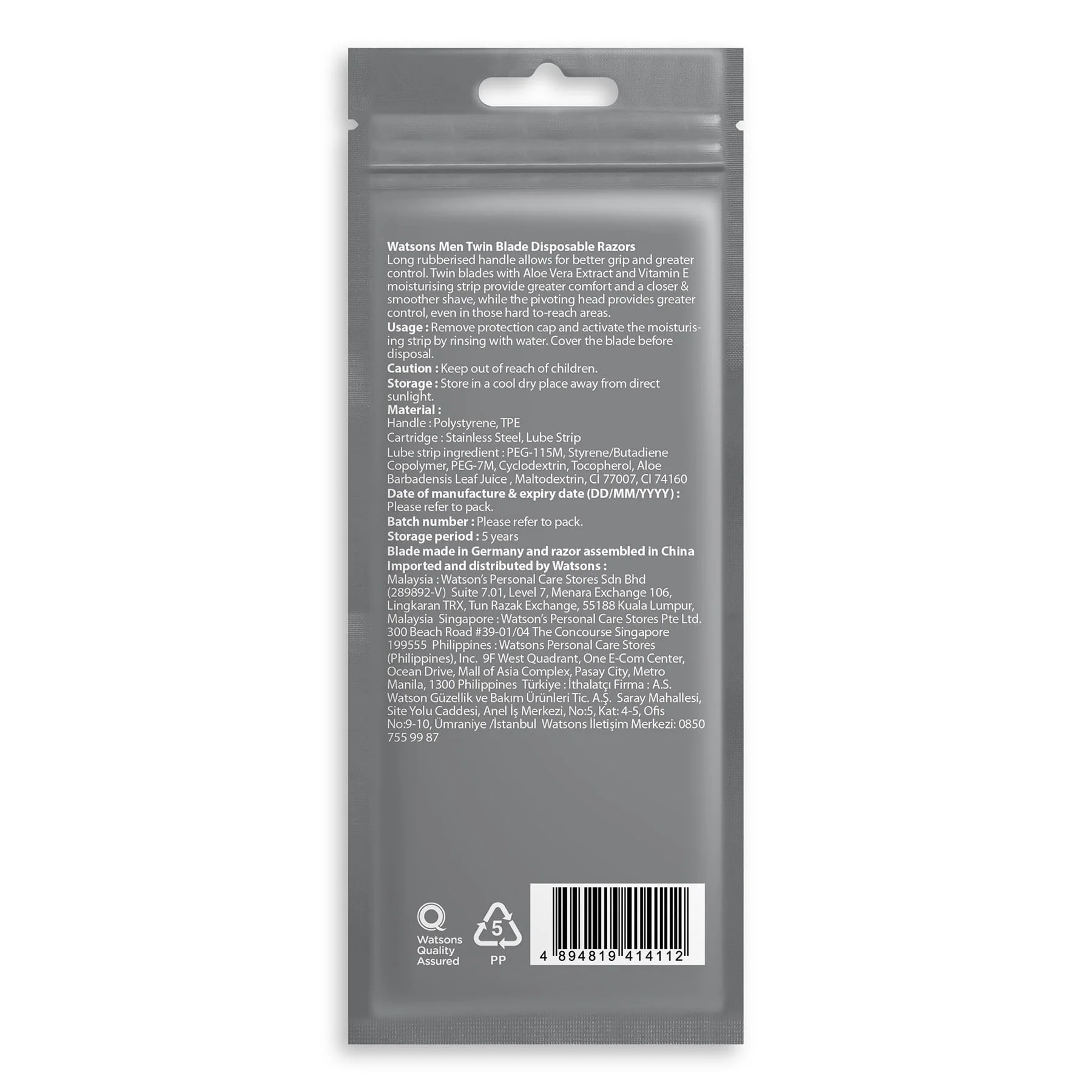 Watsons Men Twin Blade Disposable Razors - Image 2