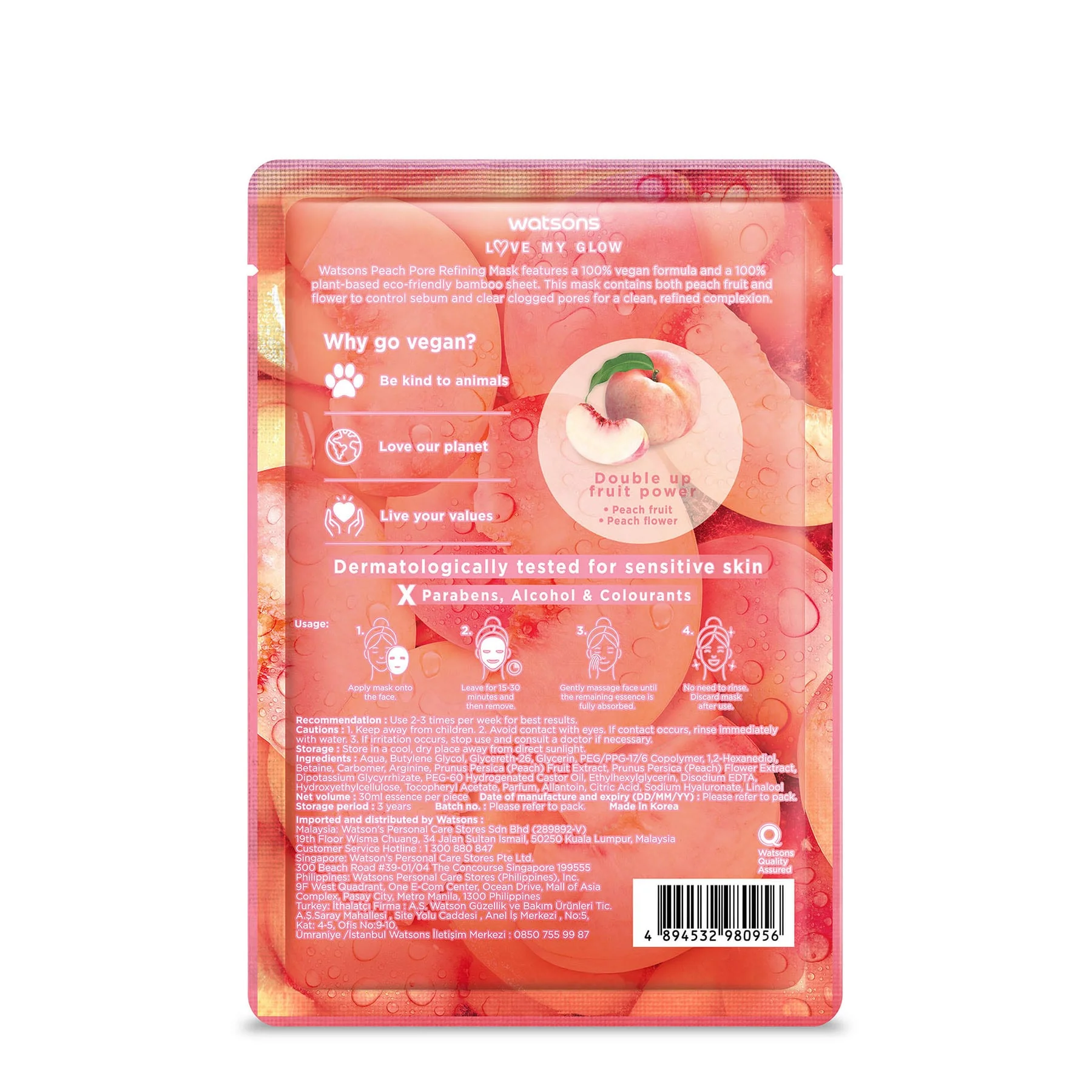 Watsons Peach Pore Refining Mask - Image 2