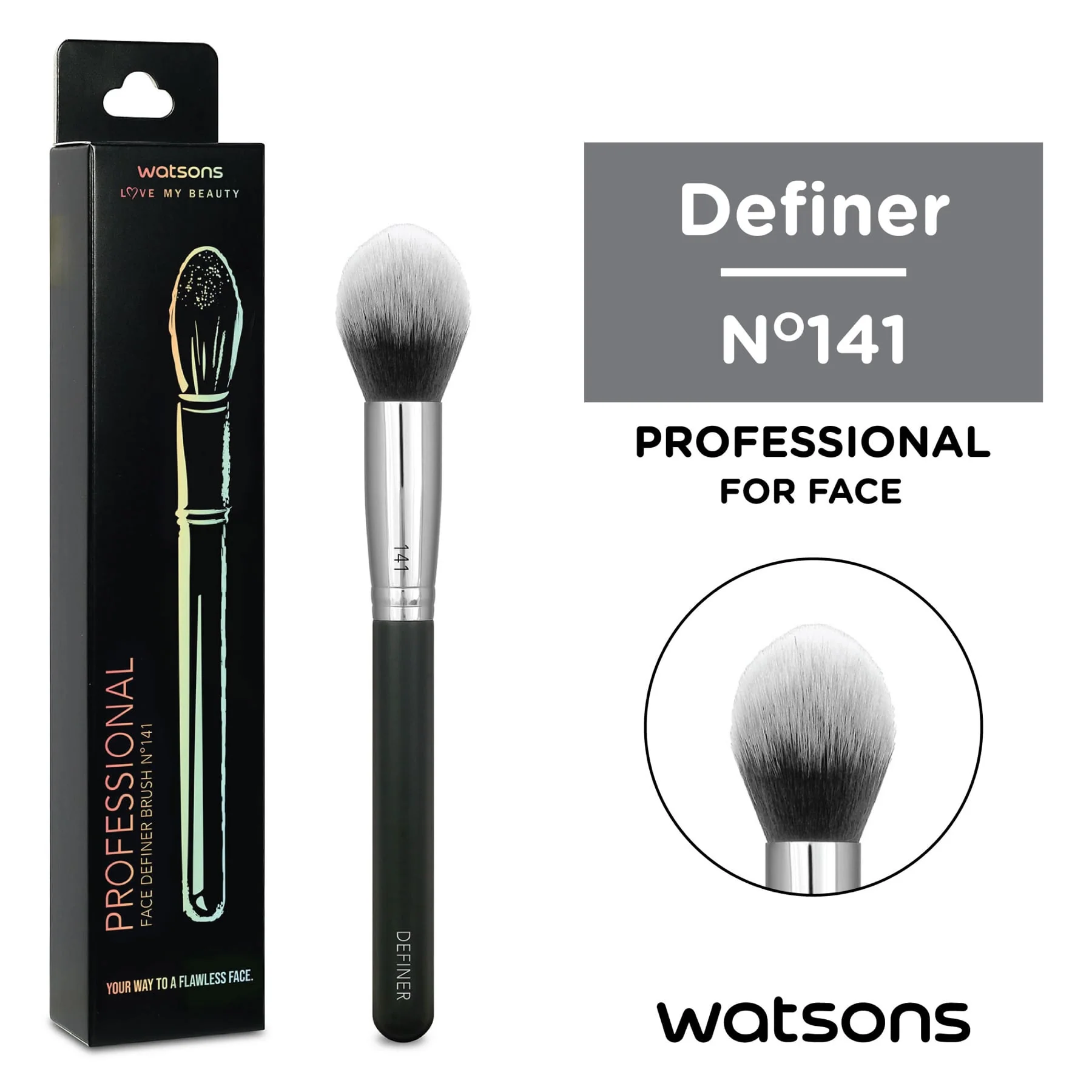 Watsons Professional N°141 Face Definer Brush - Image 3