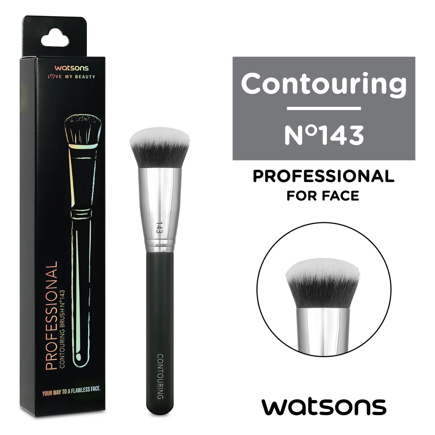 Watsons Professional N°143 Contouring Brush - Image 3
