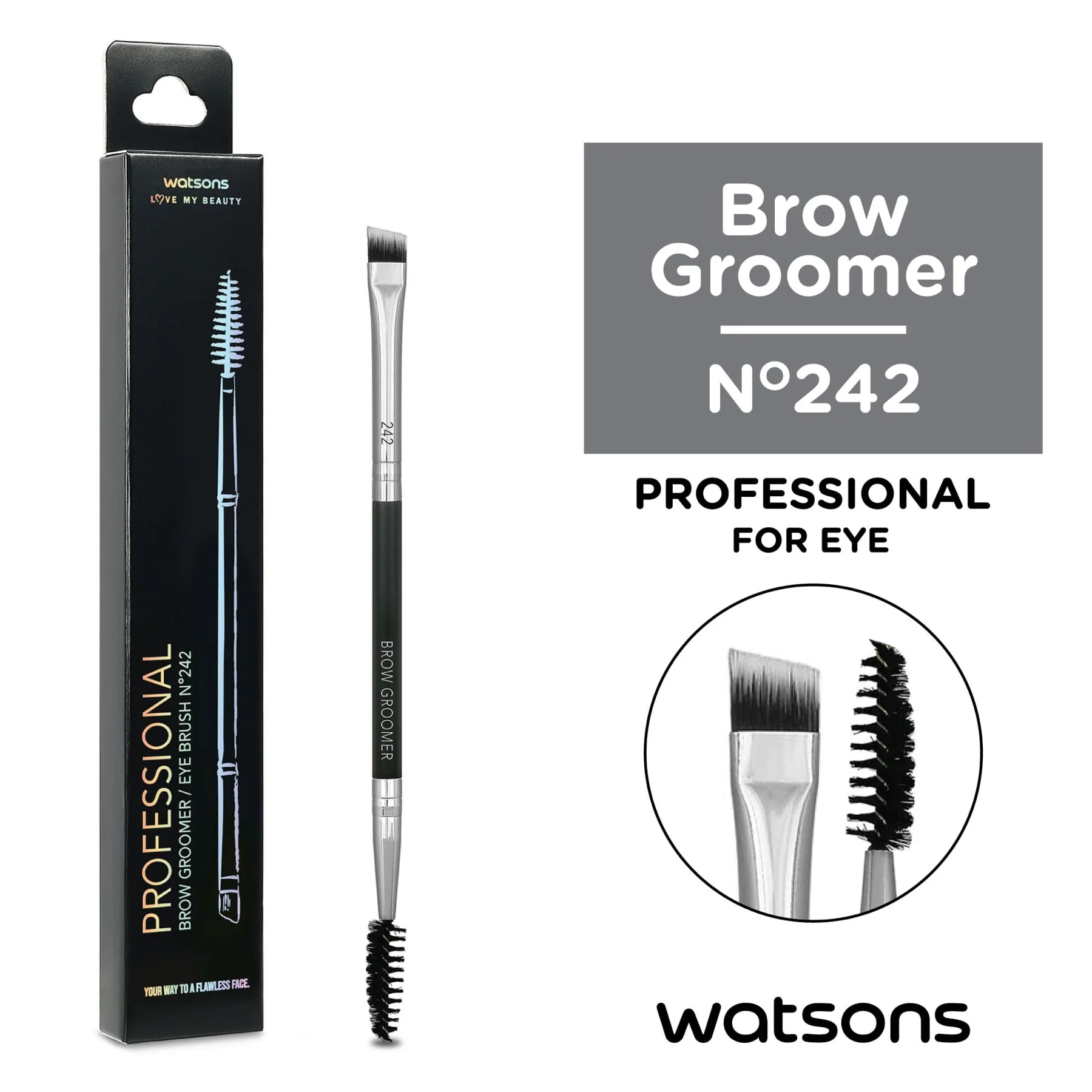 Watsons Professional N°242 Brow Groomer / Eye brush - Image 3