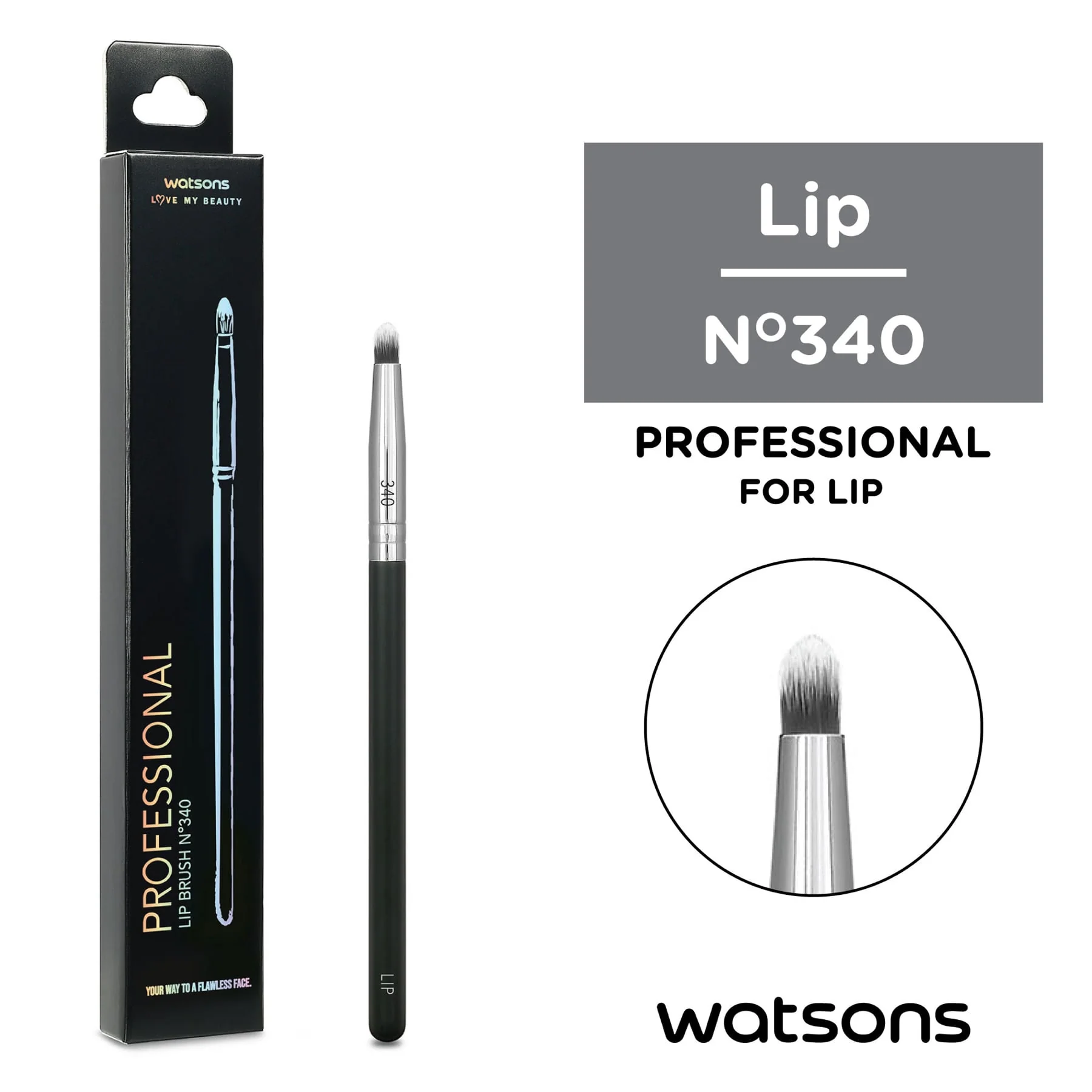 Watsons Professional N°340 Lip Brush - Image 3