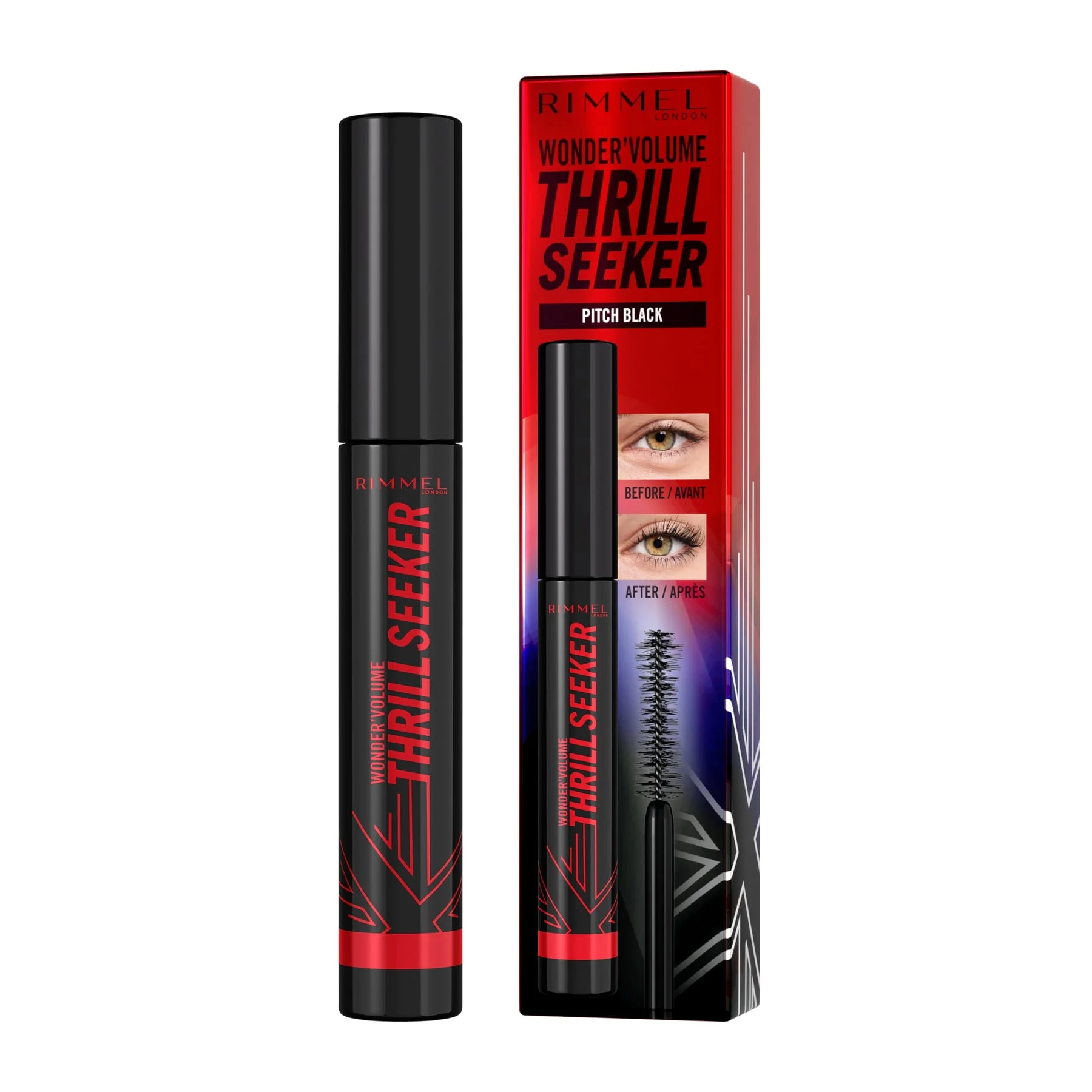 Wonder'Volume Thrill Seeker Mascara 004 Pitch Black 8ml - Image 7
