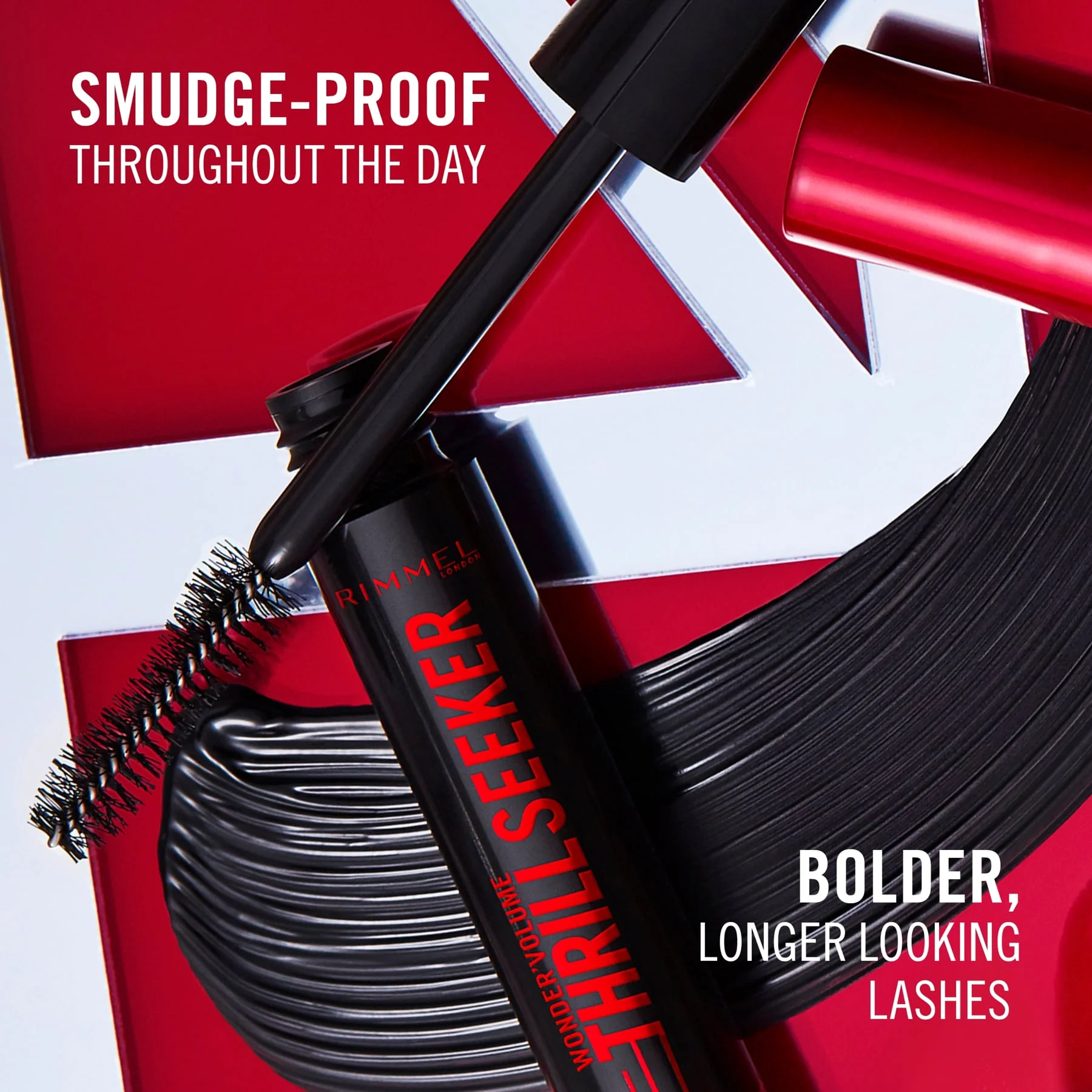Wonder'Volume Thrill Seeker Mascara 004 Pitch Black 8ml - Image 8