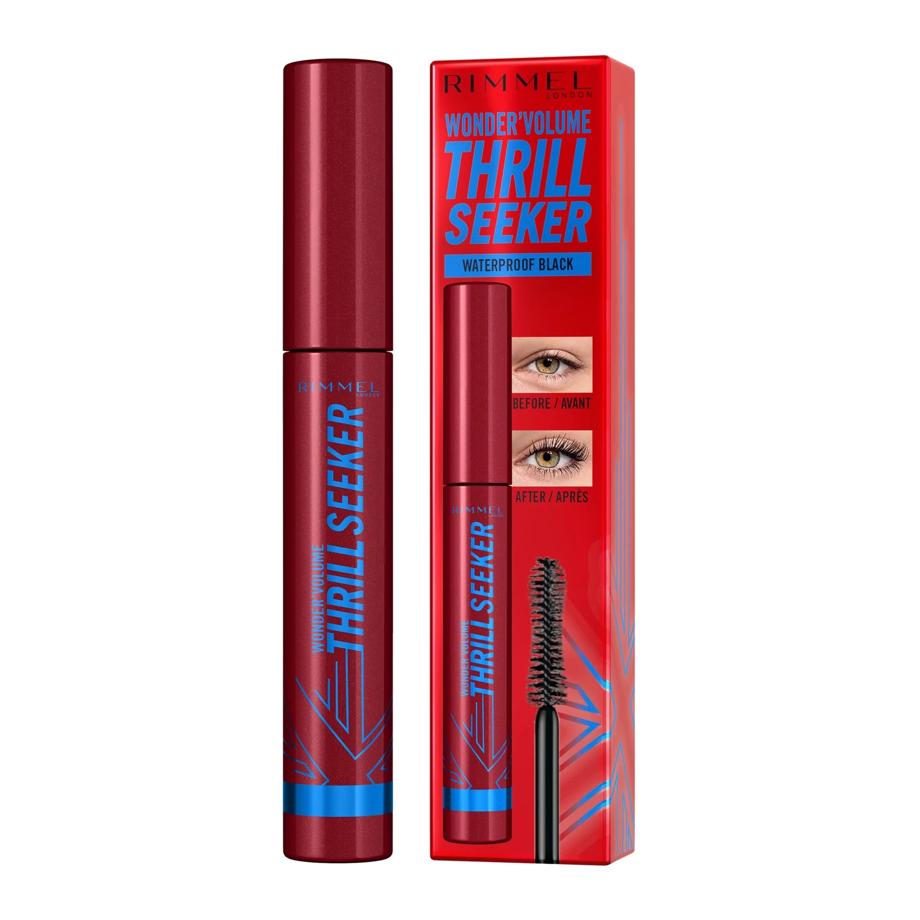 Wonder'Volume Thrill Seeker Waterproof Mascara 001 Black 8ml - Image 2
