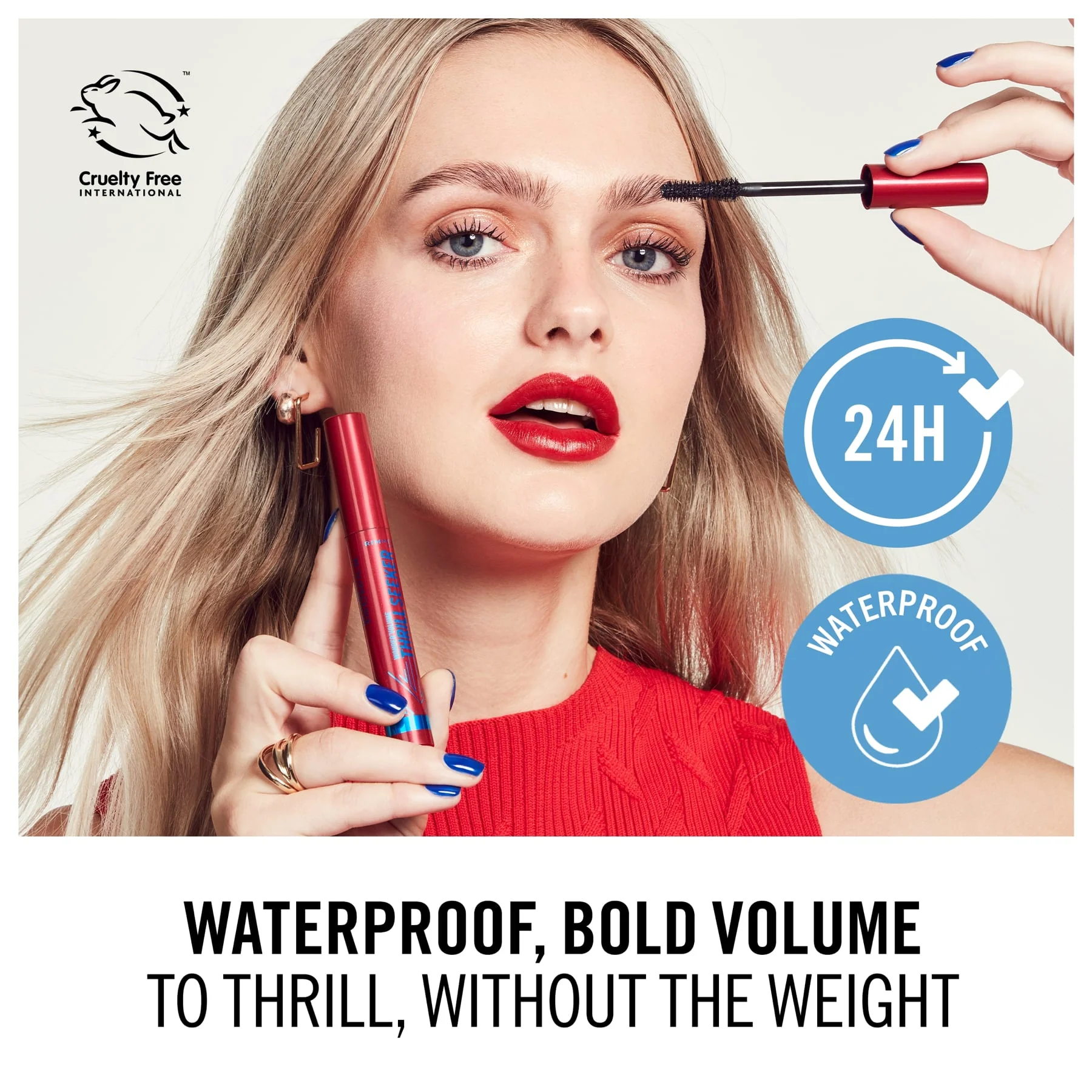 Wonder'Volume Thrill Seeker Waterproof Mascara 001 Black 8ml - Image 4