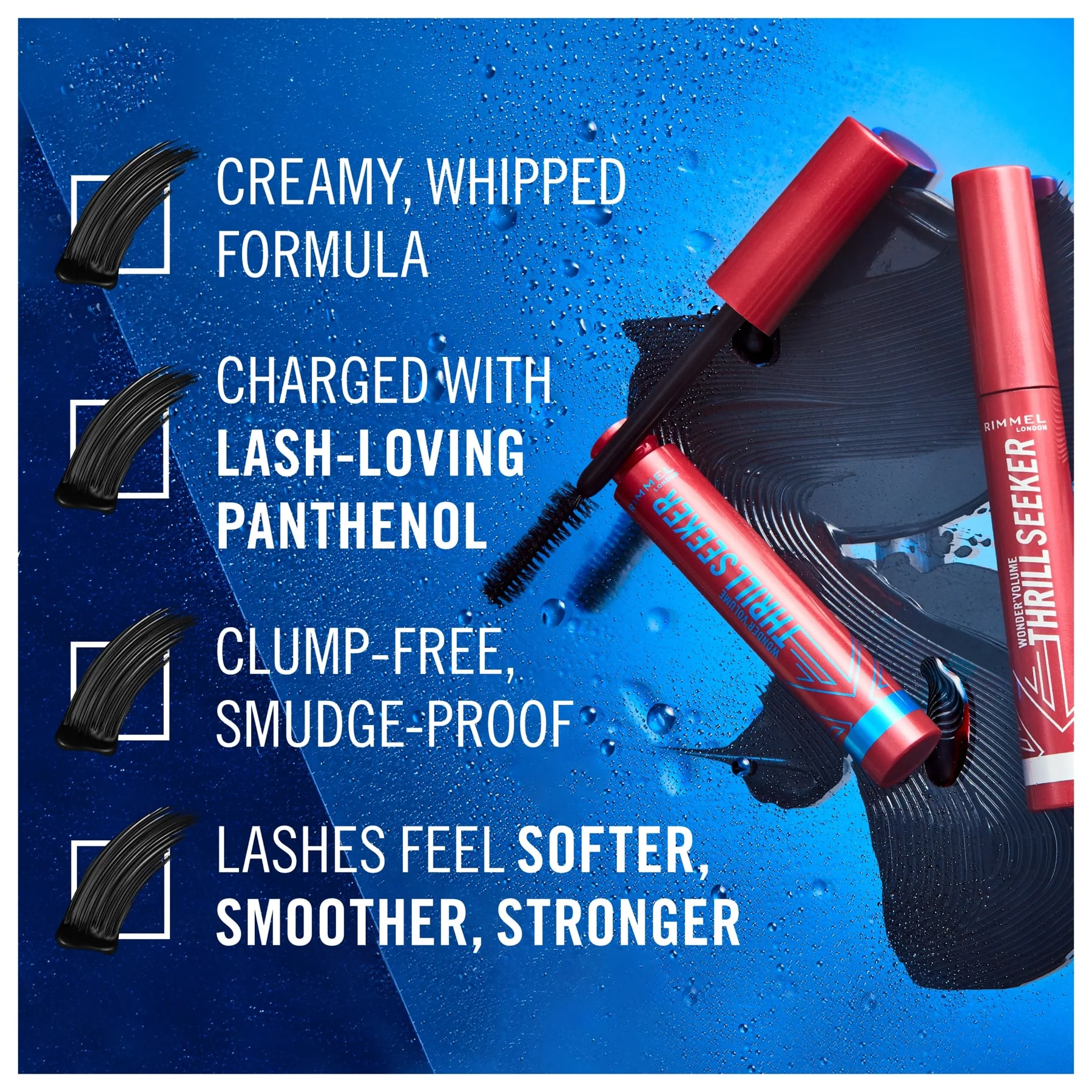 Wonder'Volume Thrill Seeker Waterproof Mascara 001 Black 8ml - Image 8